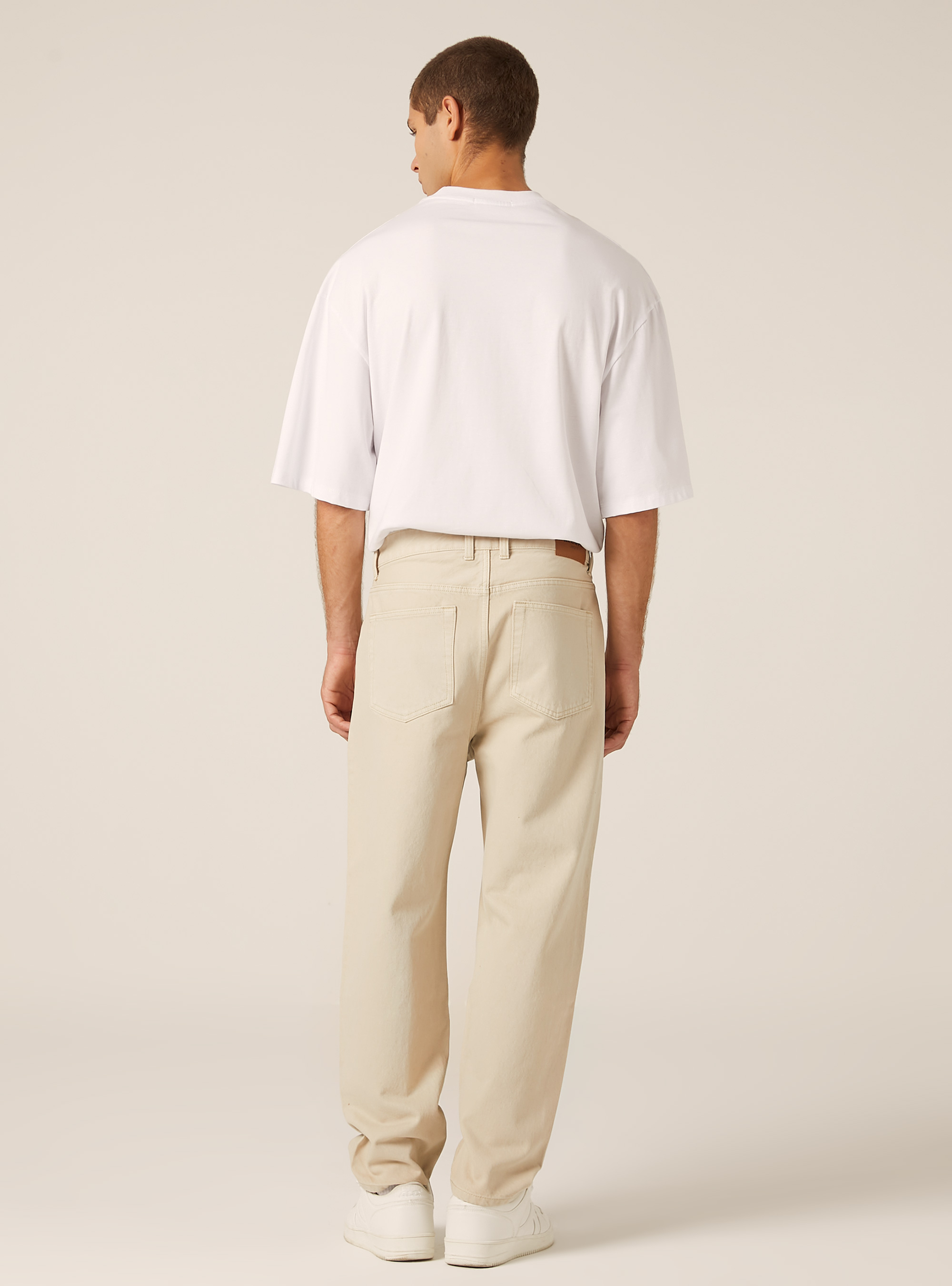Jeans loose fit, BG3 BEIGE LIGHT