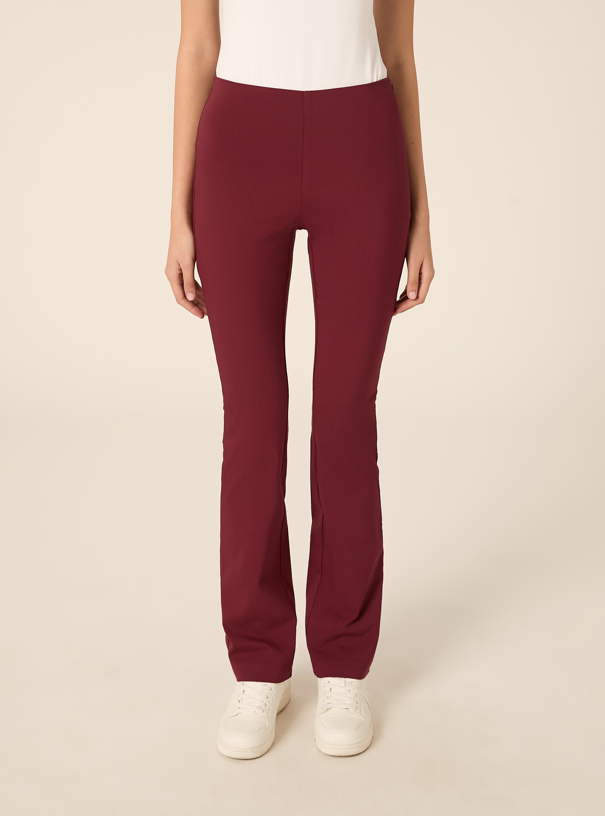 Slim-fit pants, BO2 BORDEAUX MEDIUM