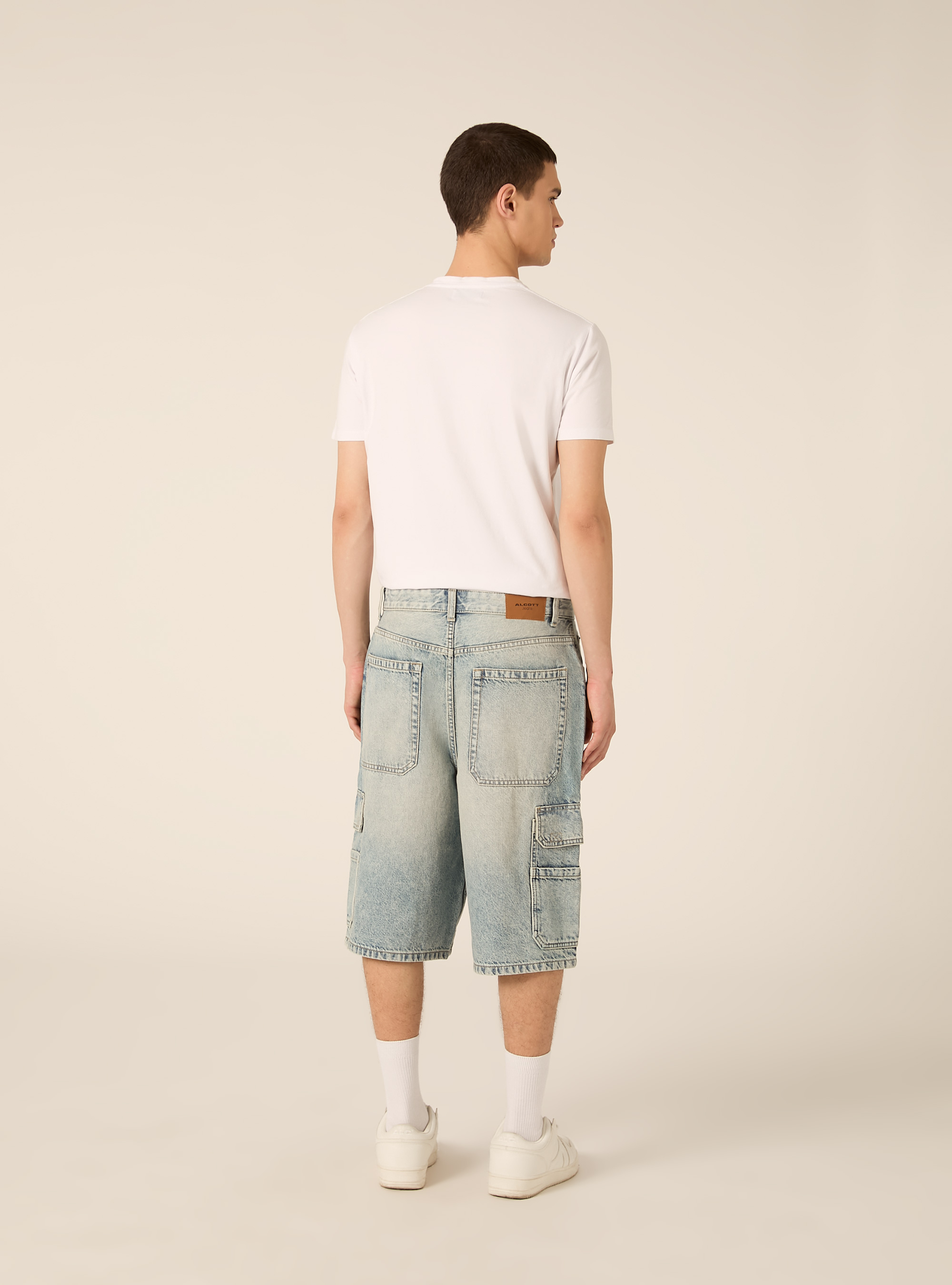 Denim cargo shorts, D007 LIGHT AZURE
