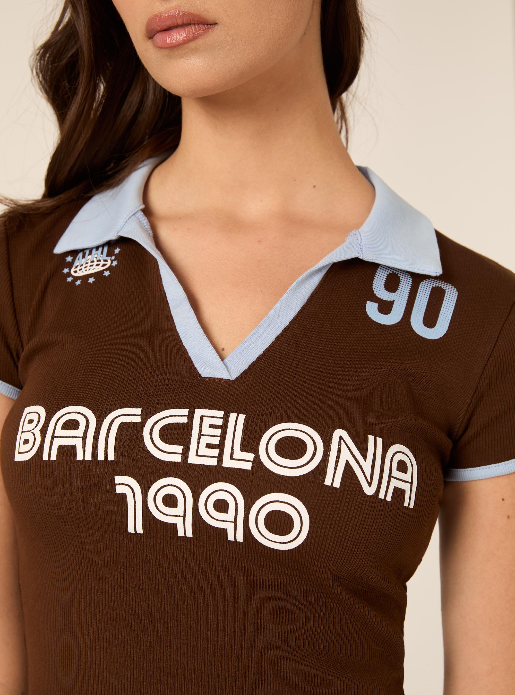 Slim Fit Short Sleeve Graphic Polo Shirt, BR1 BROWN DARK