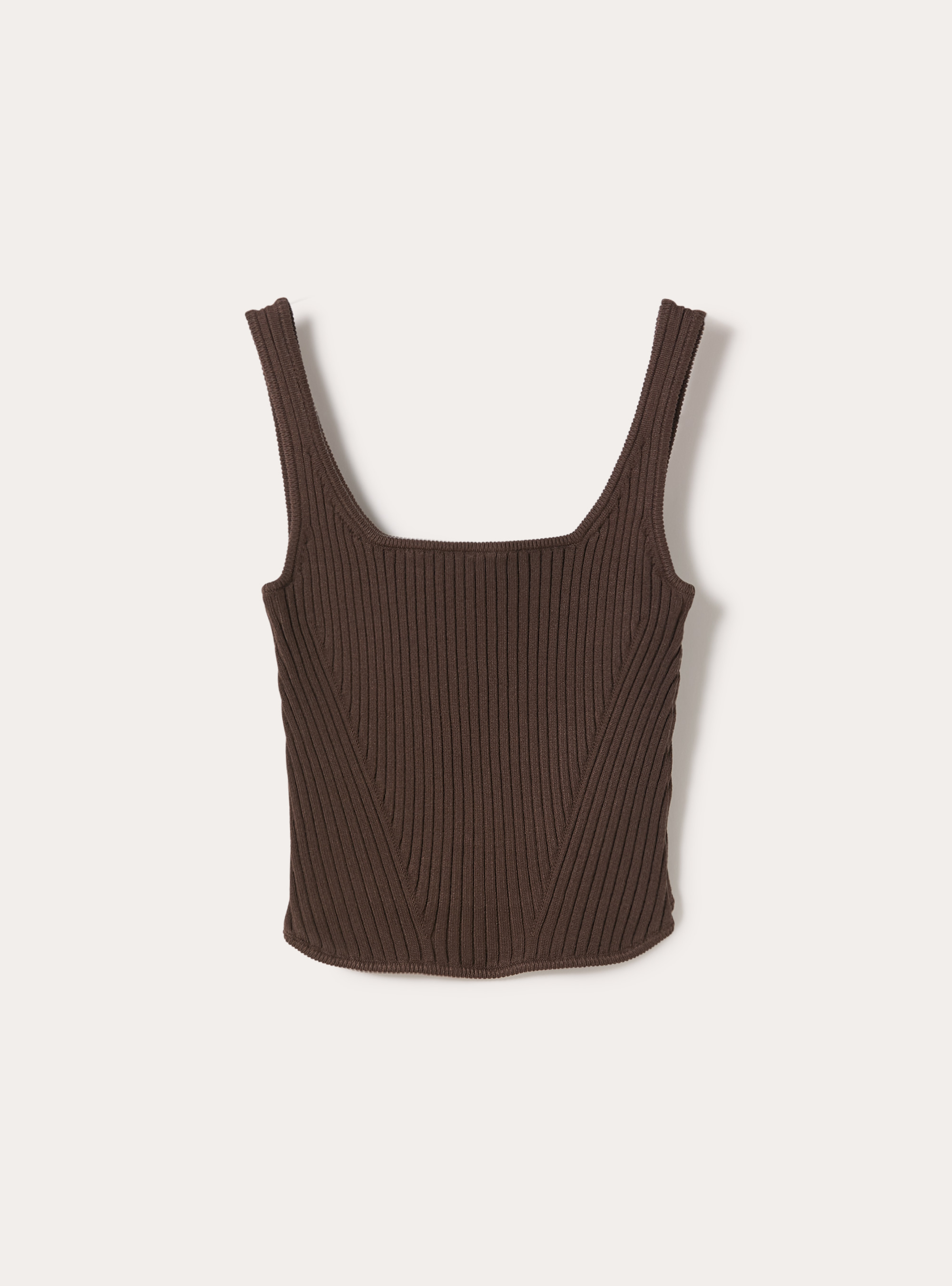 Strick-Tanktop, BR2 BROWN MEDIUM