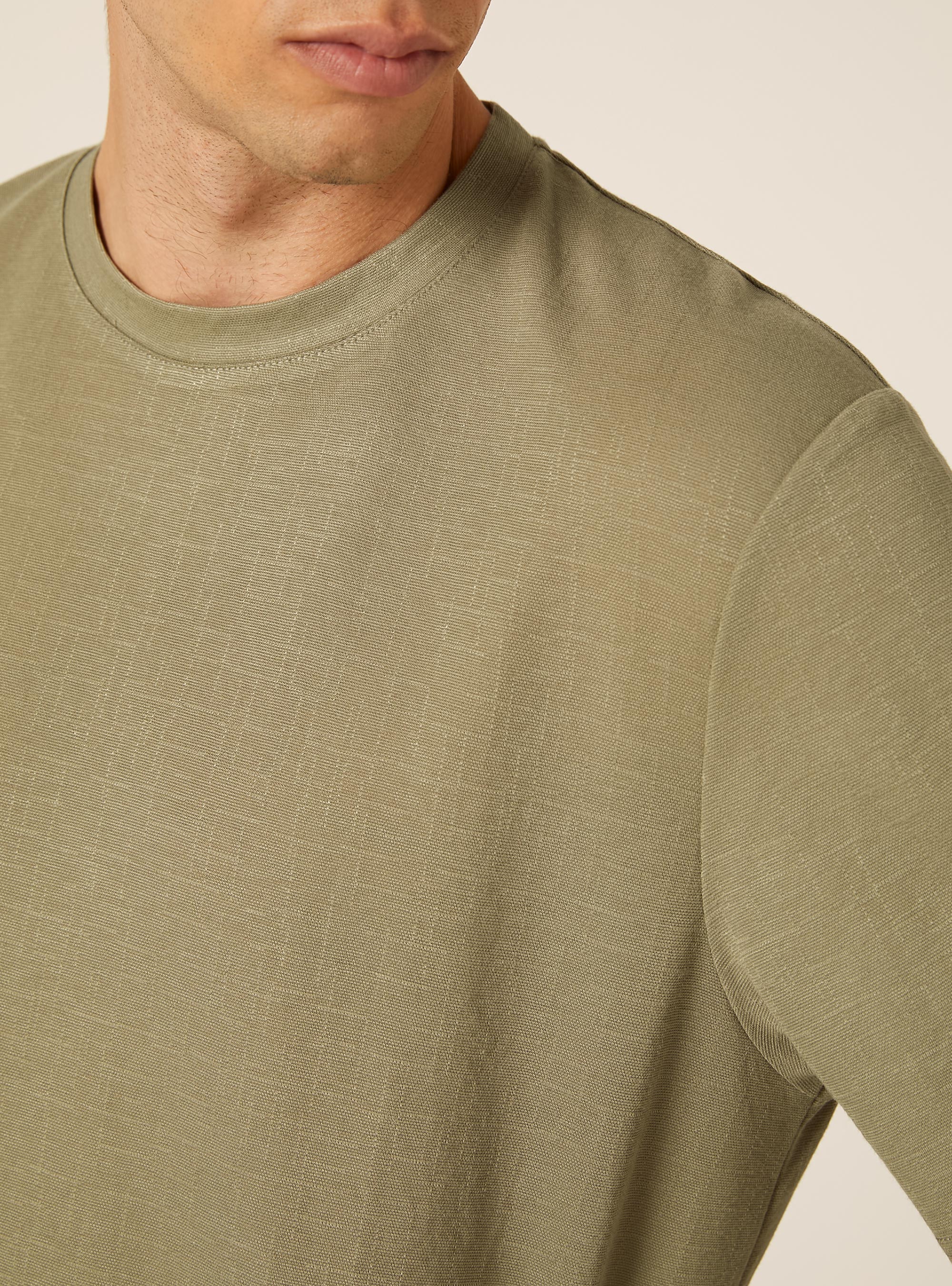 Maglietta boxy fit con texture, KAKY MEDIO