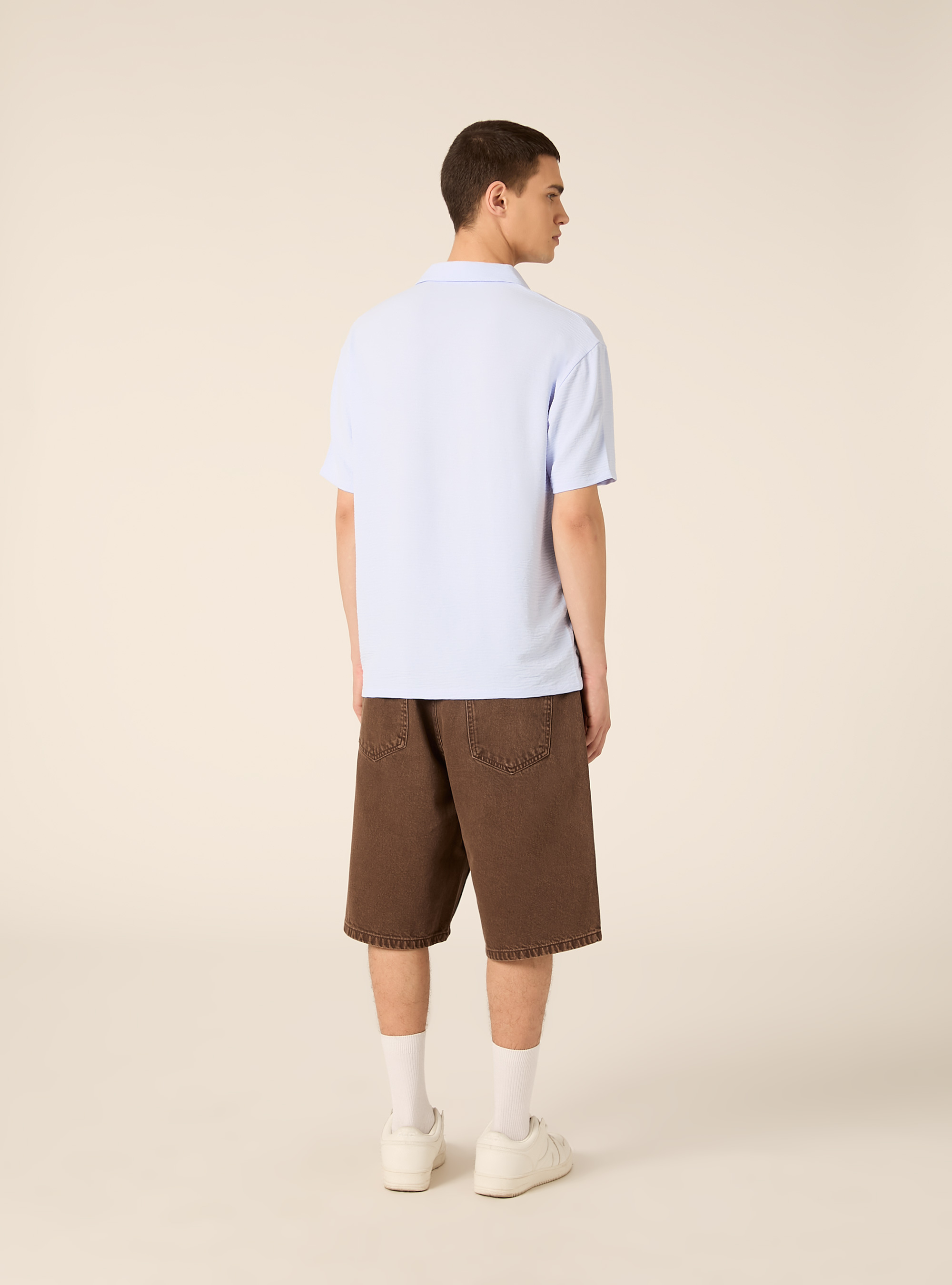 Polo b&aacute;sico de crep&eacute;, AZ1 AZURE DARK