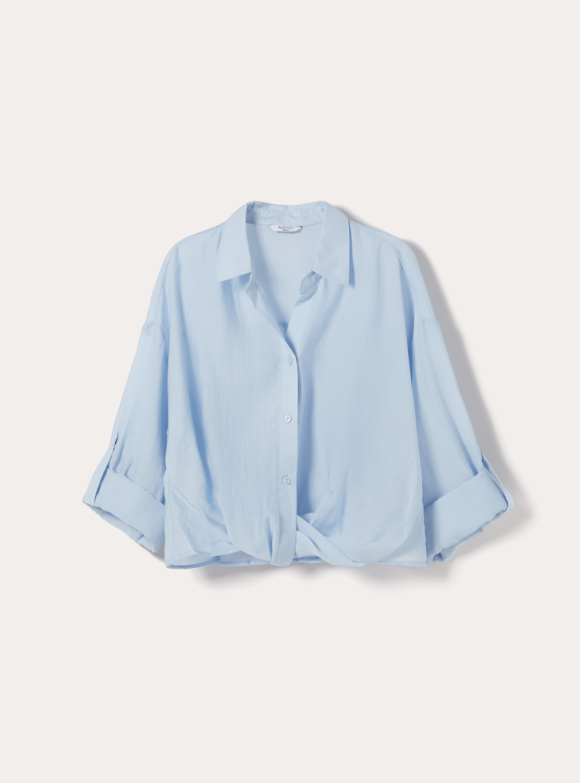 Camisa Oversize Ligera, AZ2 AZURE MEDIUM