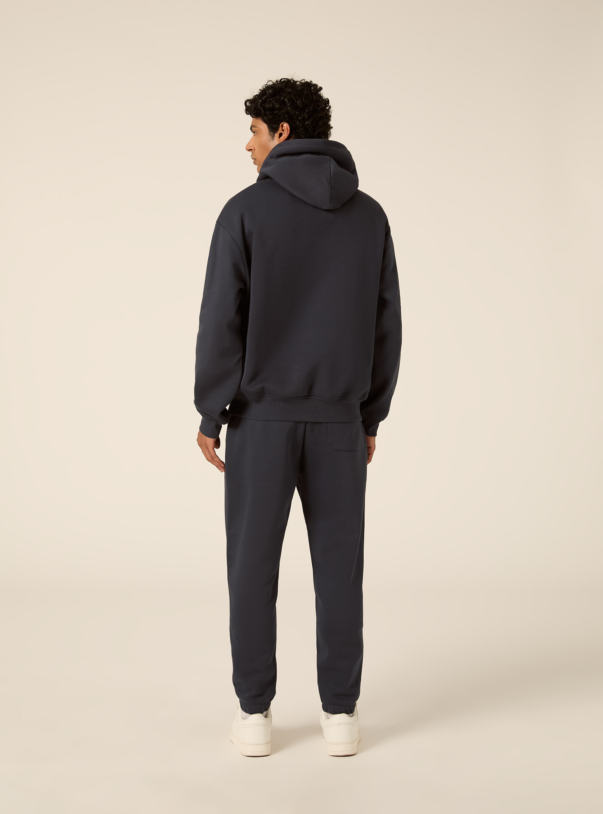 Felpa con cappuccio boxy licenza yale, NA2 NAVY MEDIUM