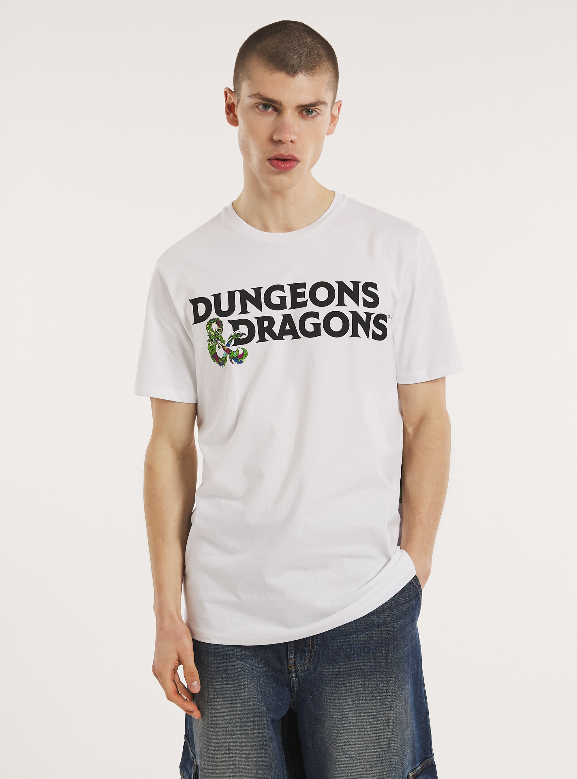 Dungeons & Dragons T-shirt / Alcott, WH3 WHITE