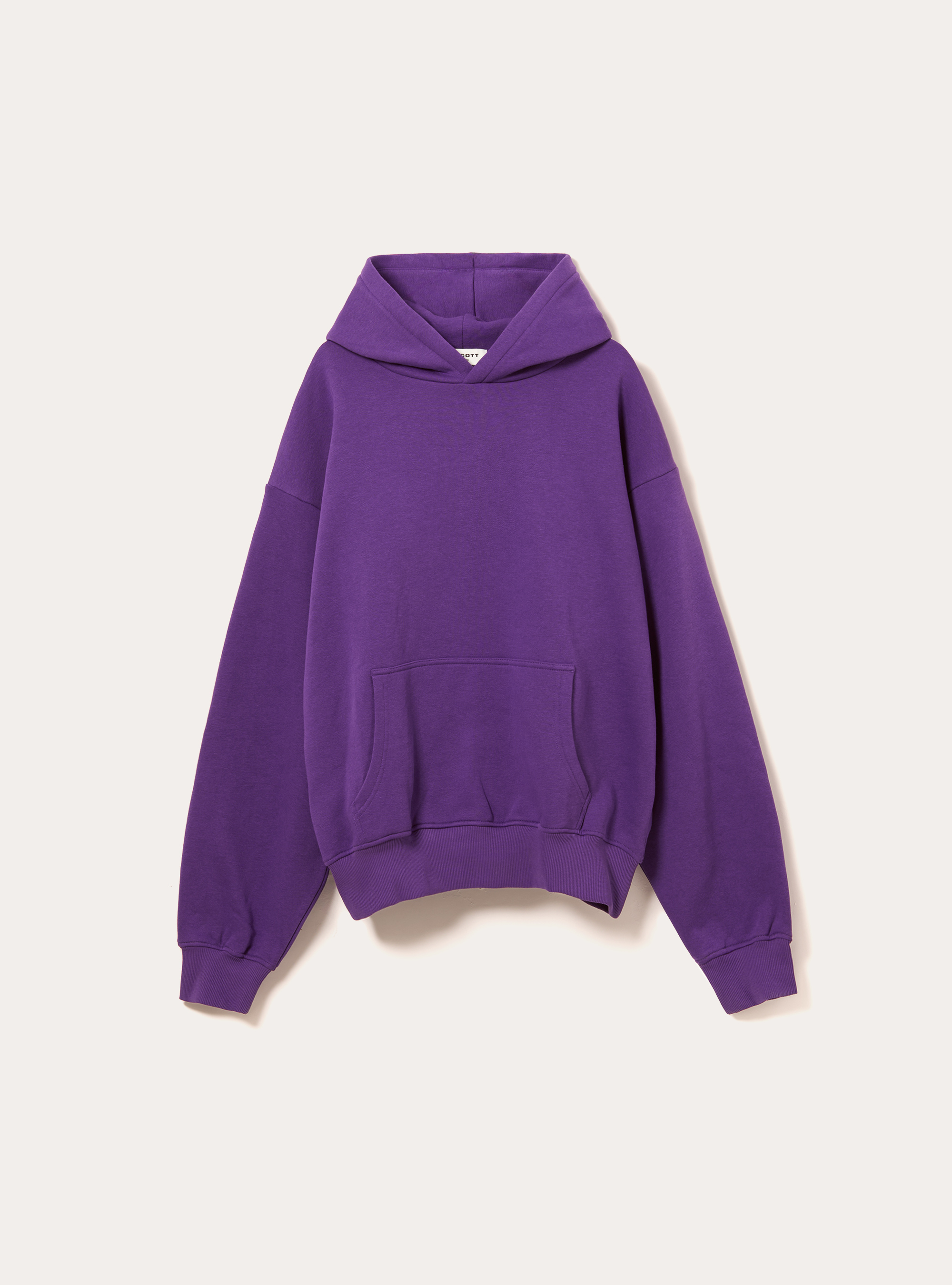 Sweat &agrave; capuche coupe boxy, VI2 VIOLET MEDIUM