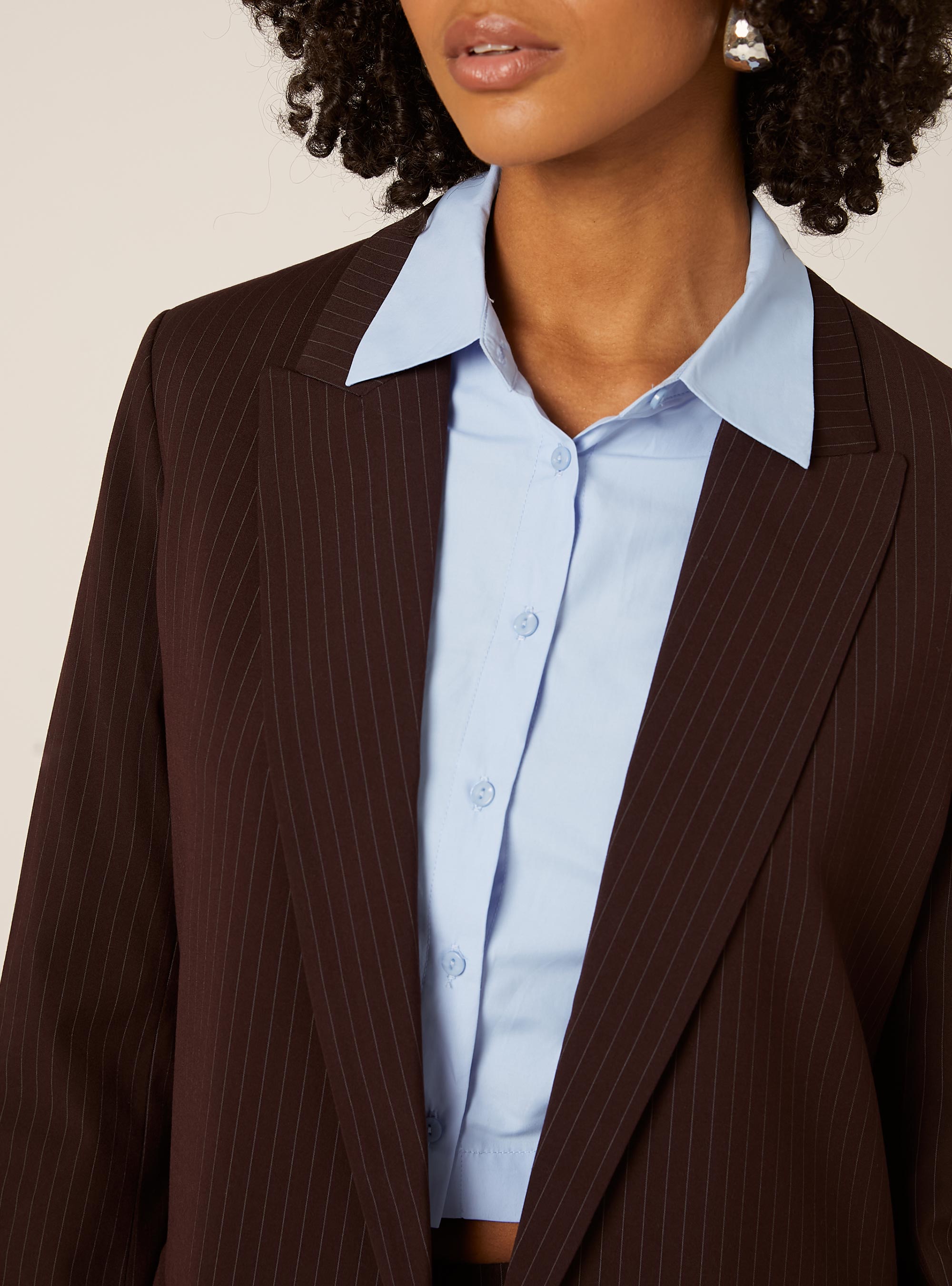 Blazer ouvert sur mesure, BO1 BORDEAUX DARK