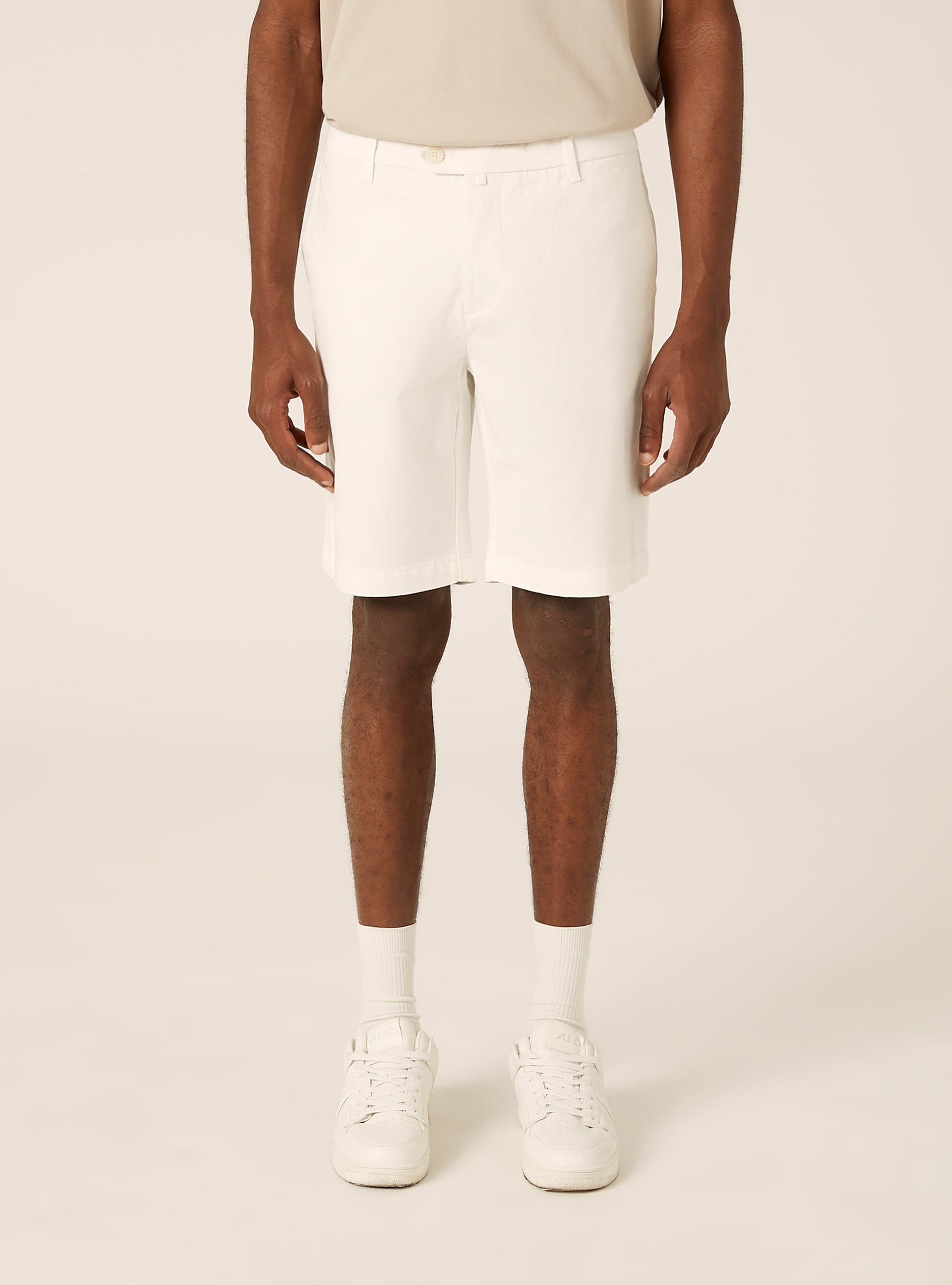 Bermuda Chino de Sarga, WH1 OFF WHITE