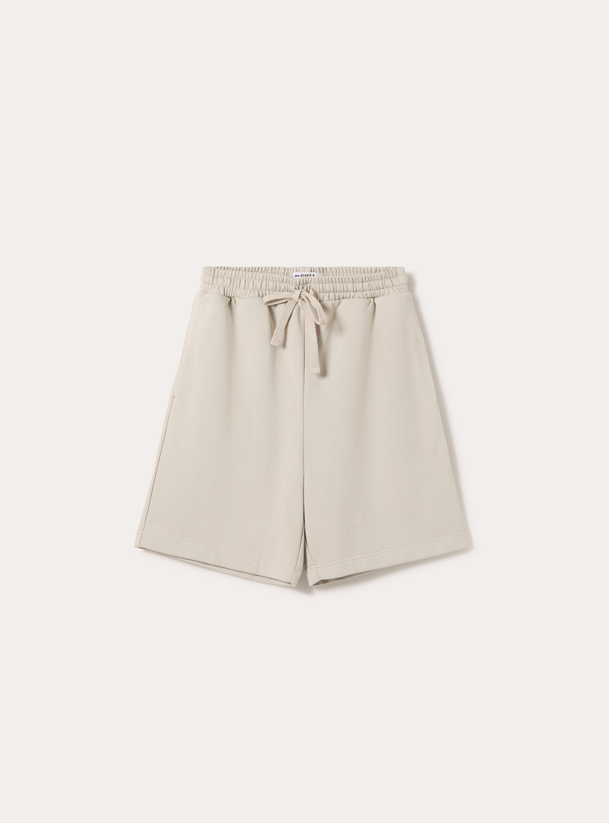 Bermudas b&aacute;sicos de felpa, BG1 BEIGE DARK