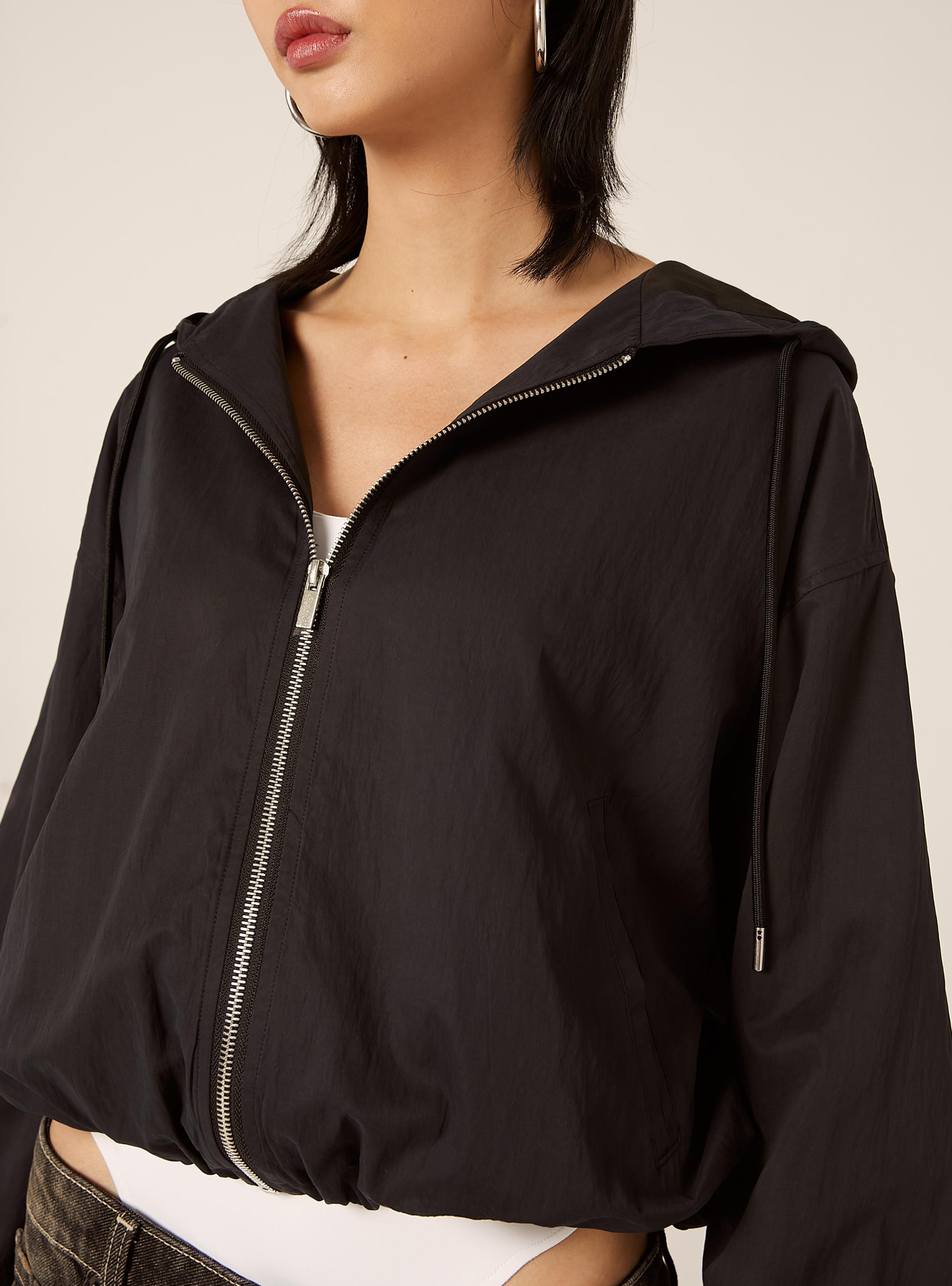 Jacke mit Ballon-Passform, BK1 BLACK