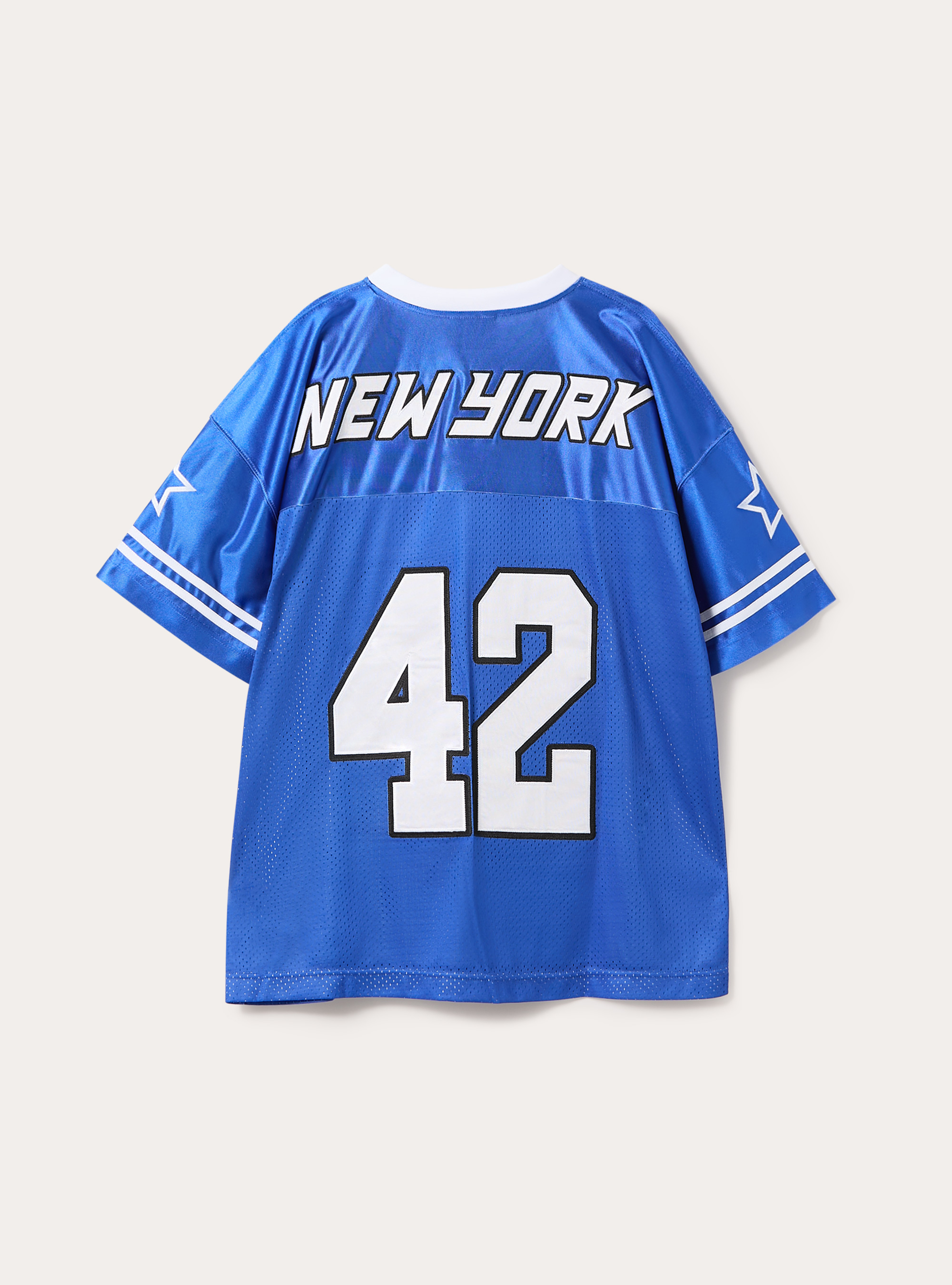 Football-T-Shirt mit Aufn&auml;hern, RY2 ROYALE MEDIUM