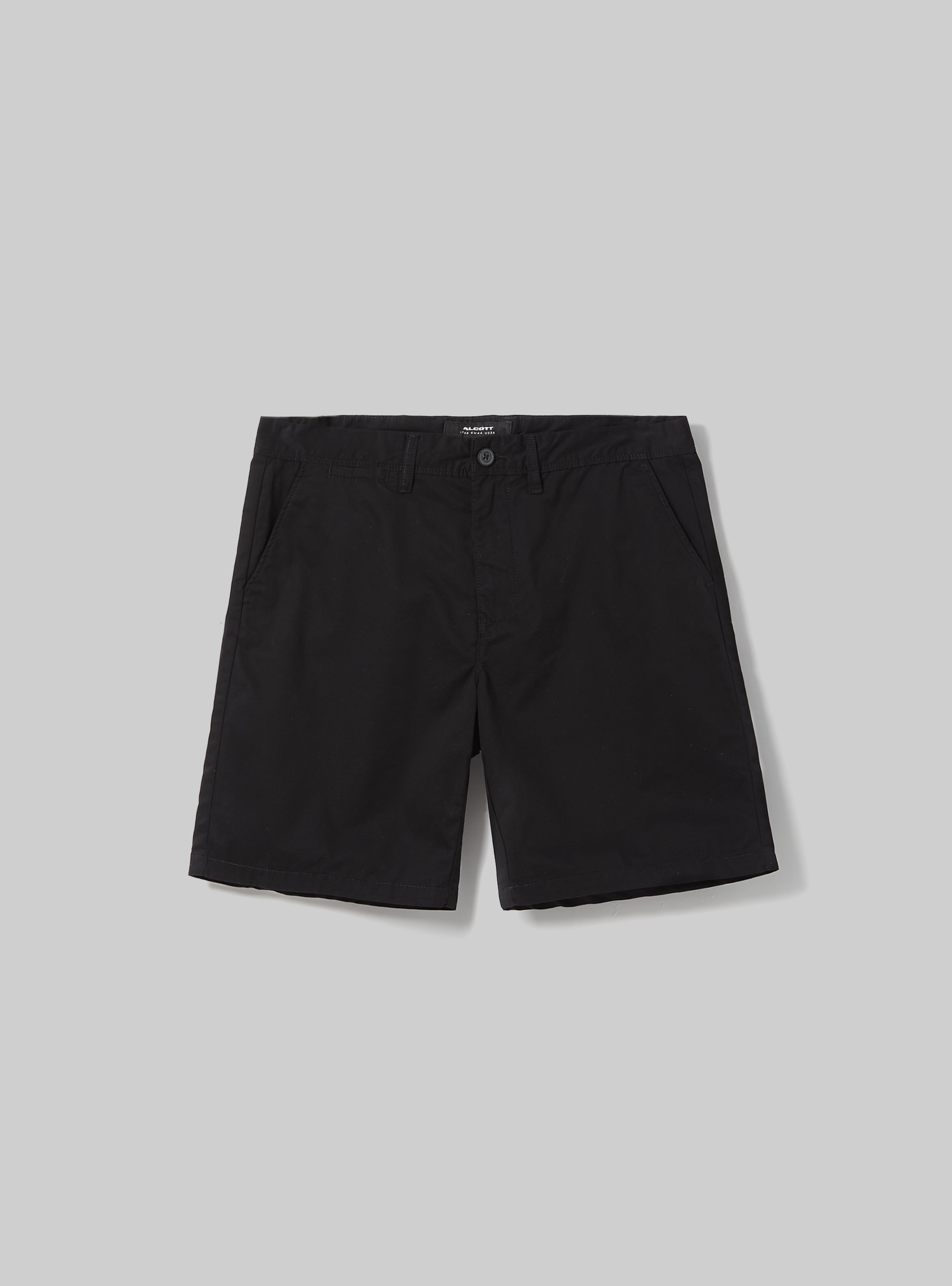 Bermudashorts aus Twill in einfacher Passform, BK1 BLACK