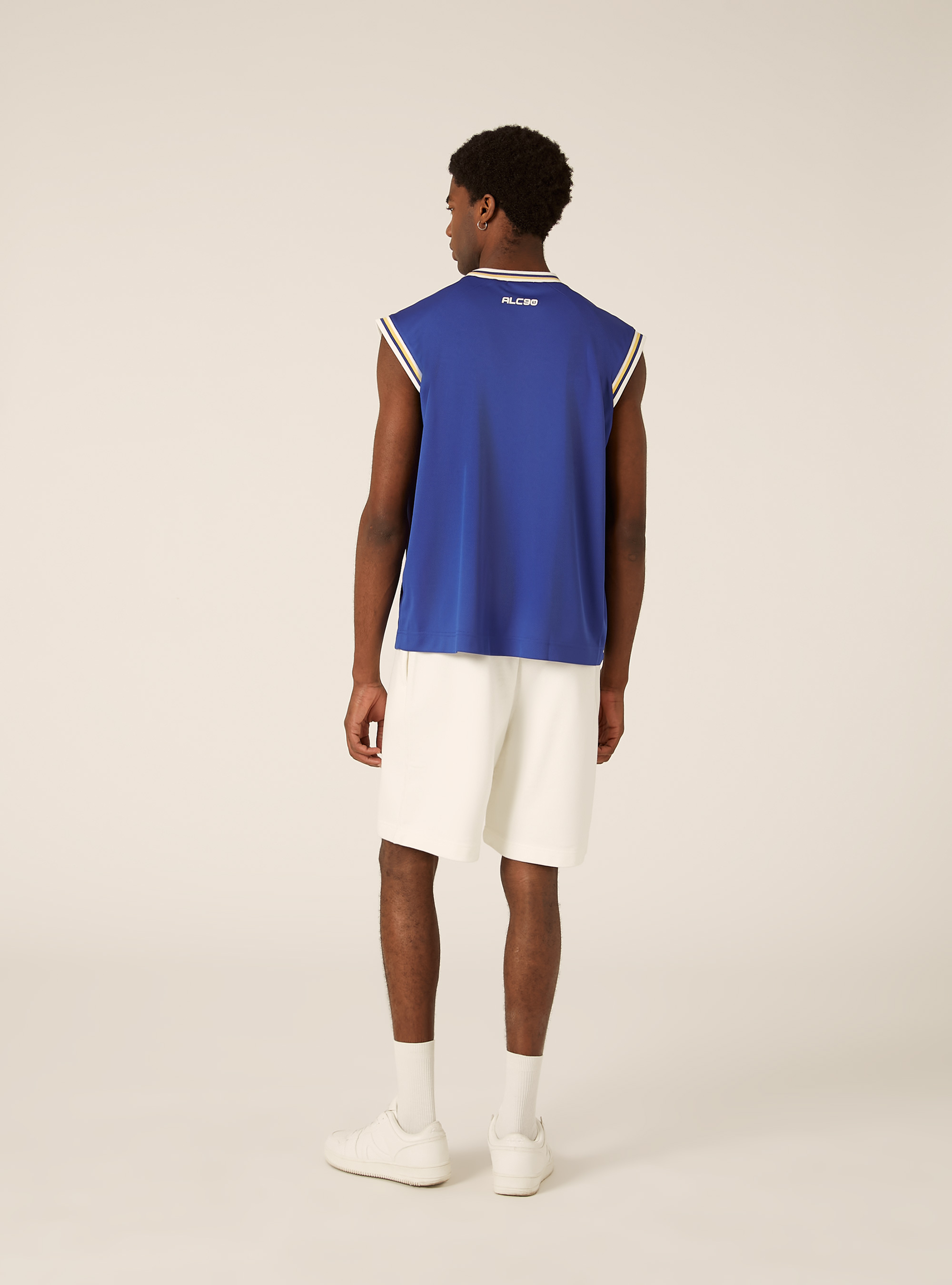 Boxy Fit Tanktop mit Varsity-Print, RY2 ROYALE MEDIUM
