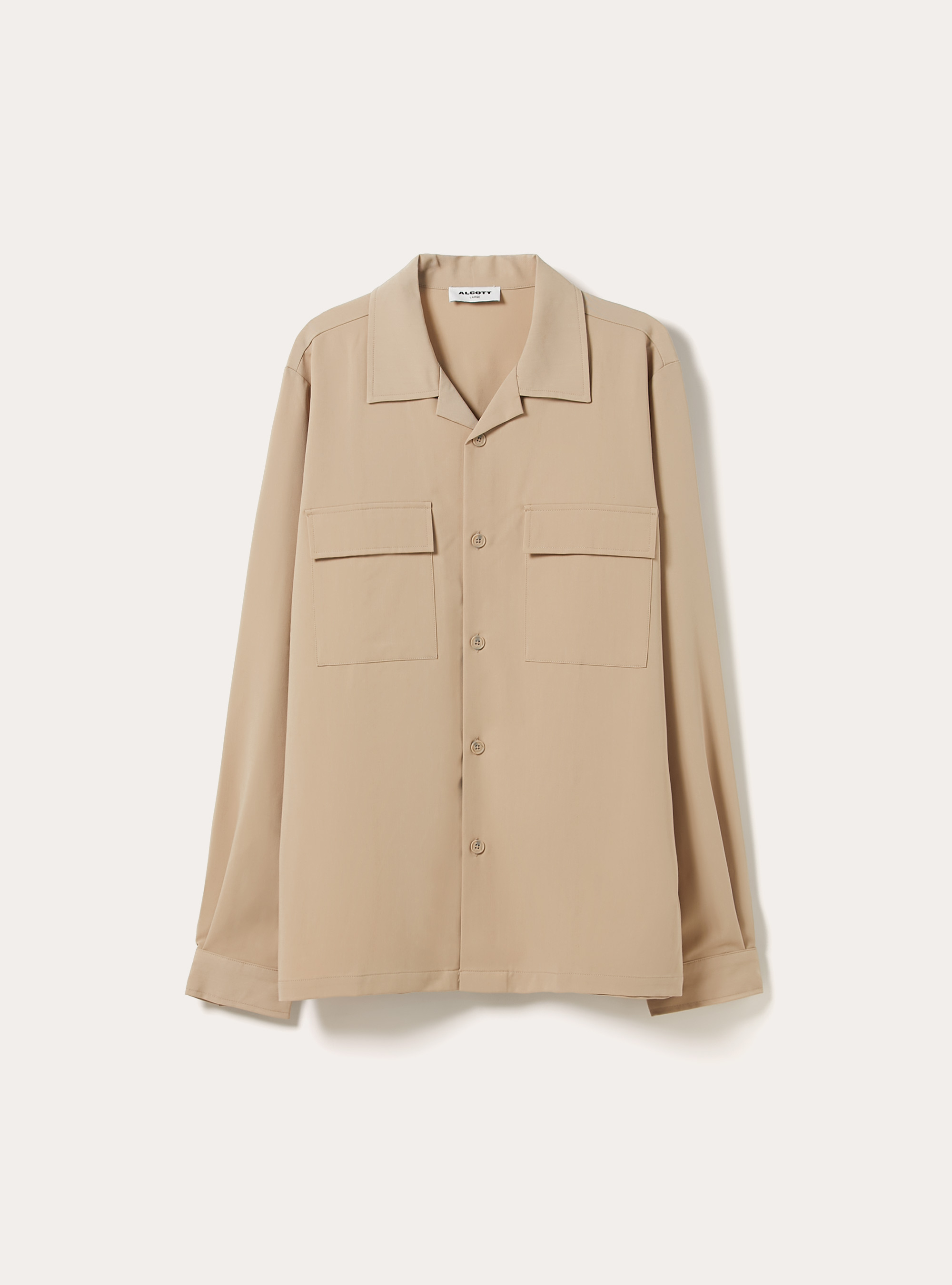 Shirt with large pockets, BG2 BEIGE MEDIUM