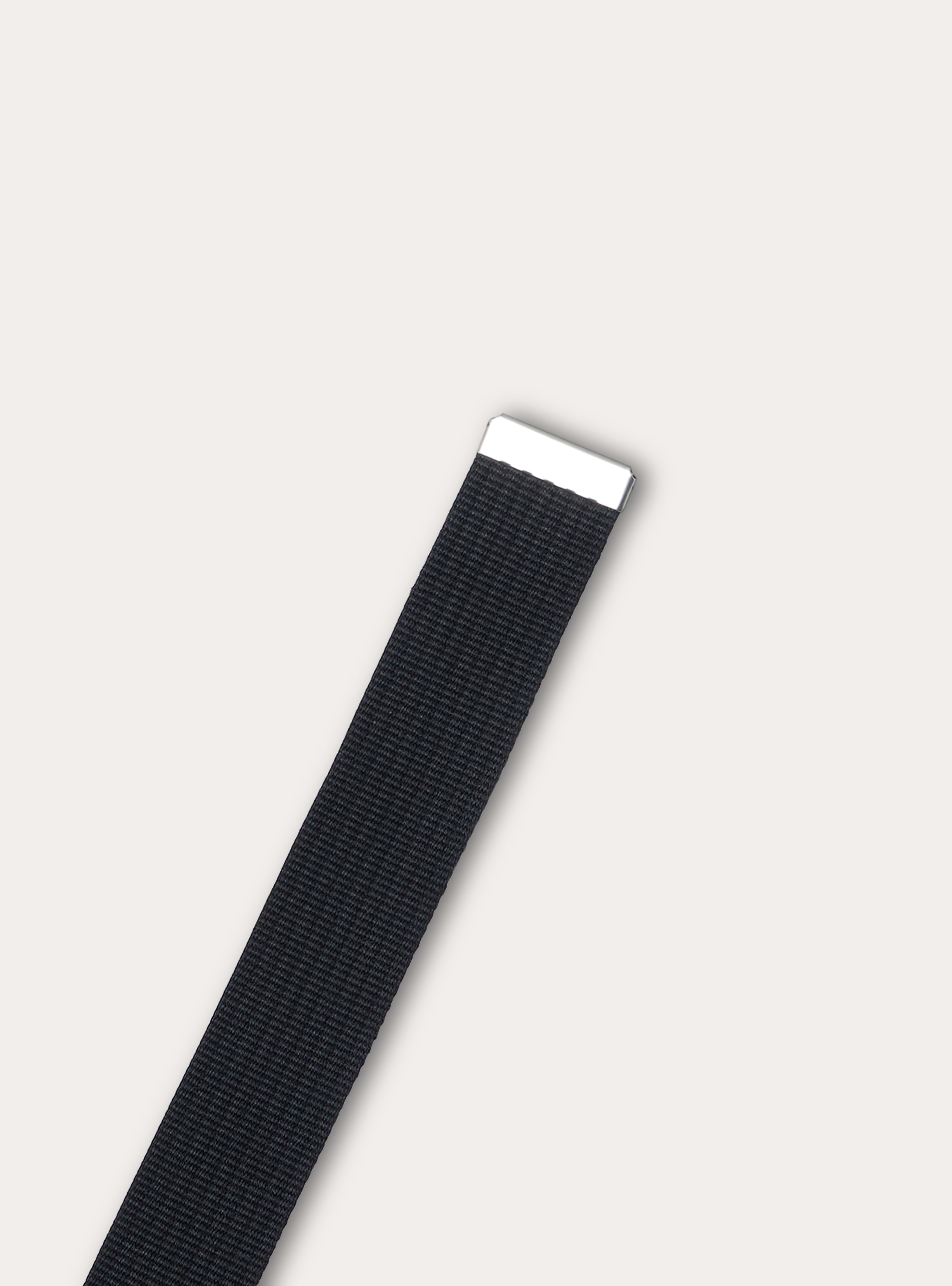 Ceinture tress&eacute;e avec fermeture &agrave; pression, BK1 BLACK