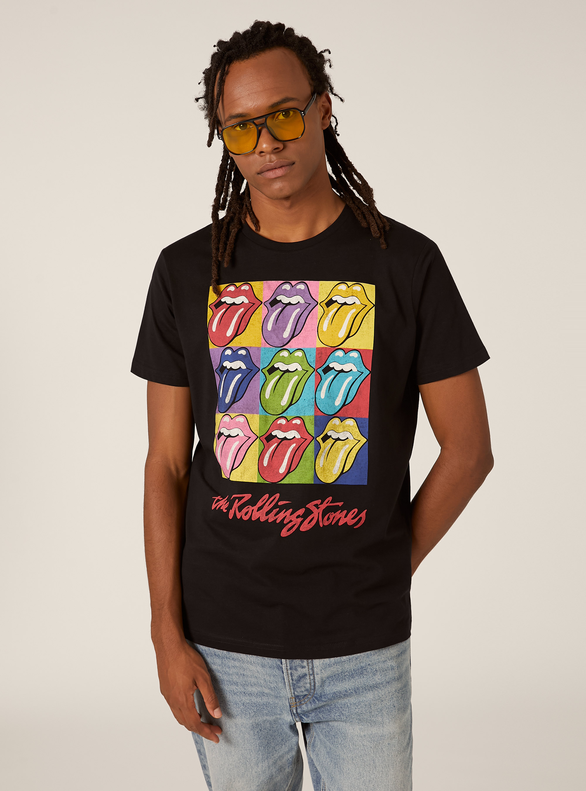 T-shirt The Rolling Stones / Alcott, BK1 BLACK