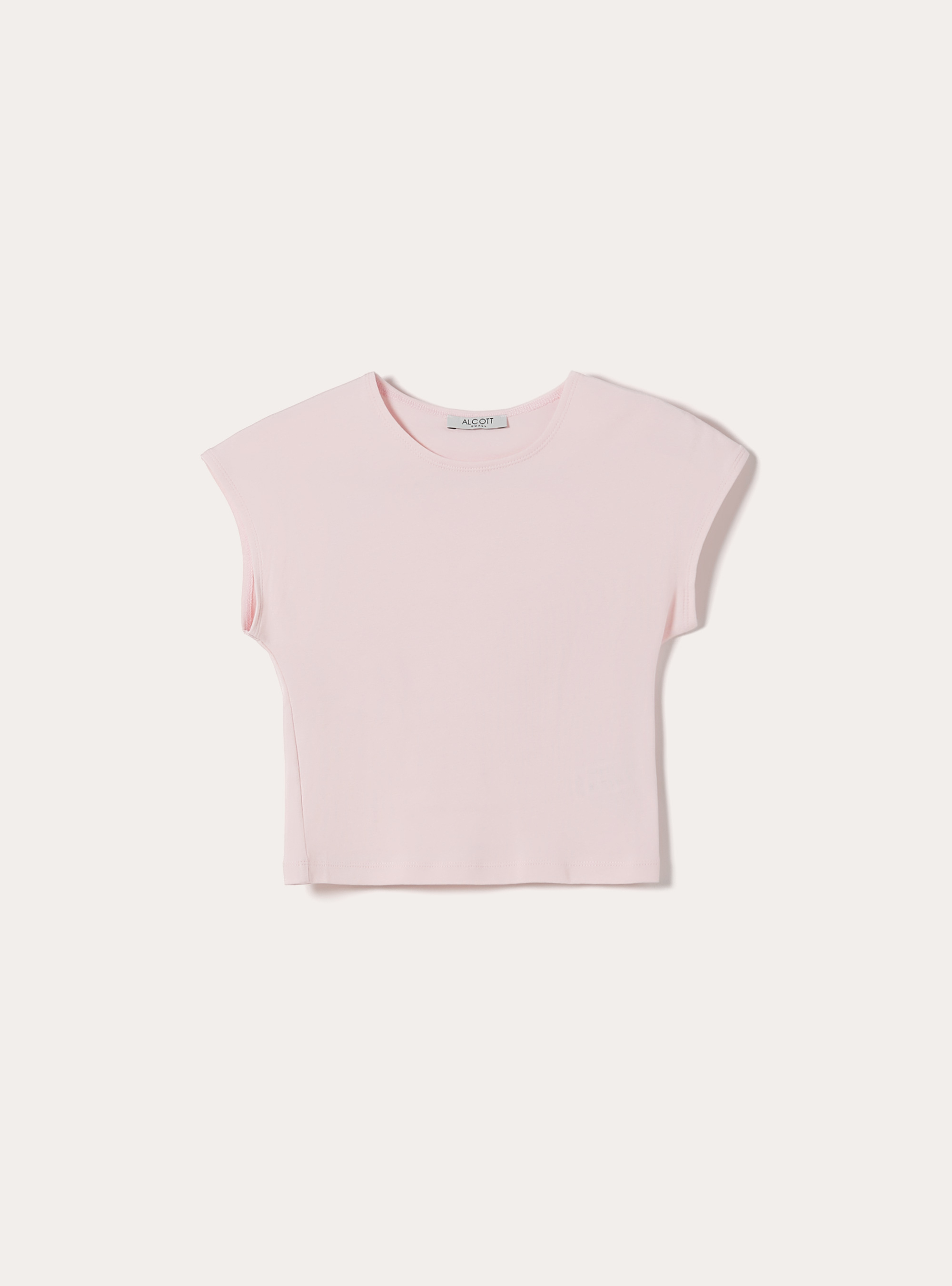 Camiseta Crop de Algod&oacute;n, PK2 PINK MEDIUM