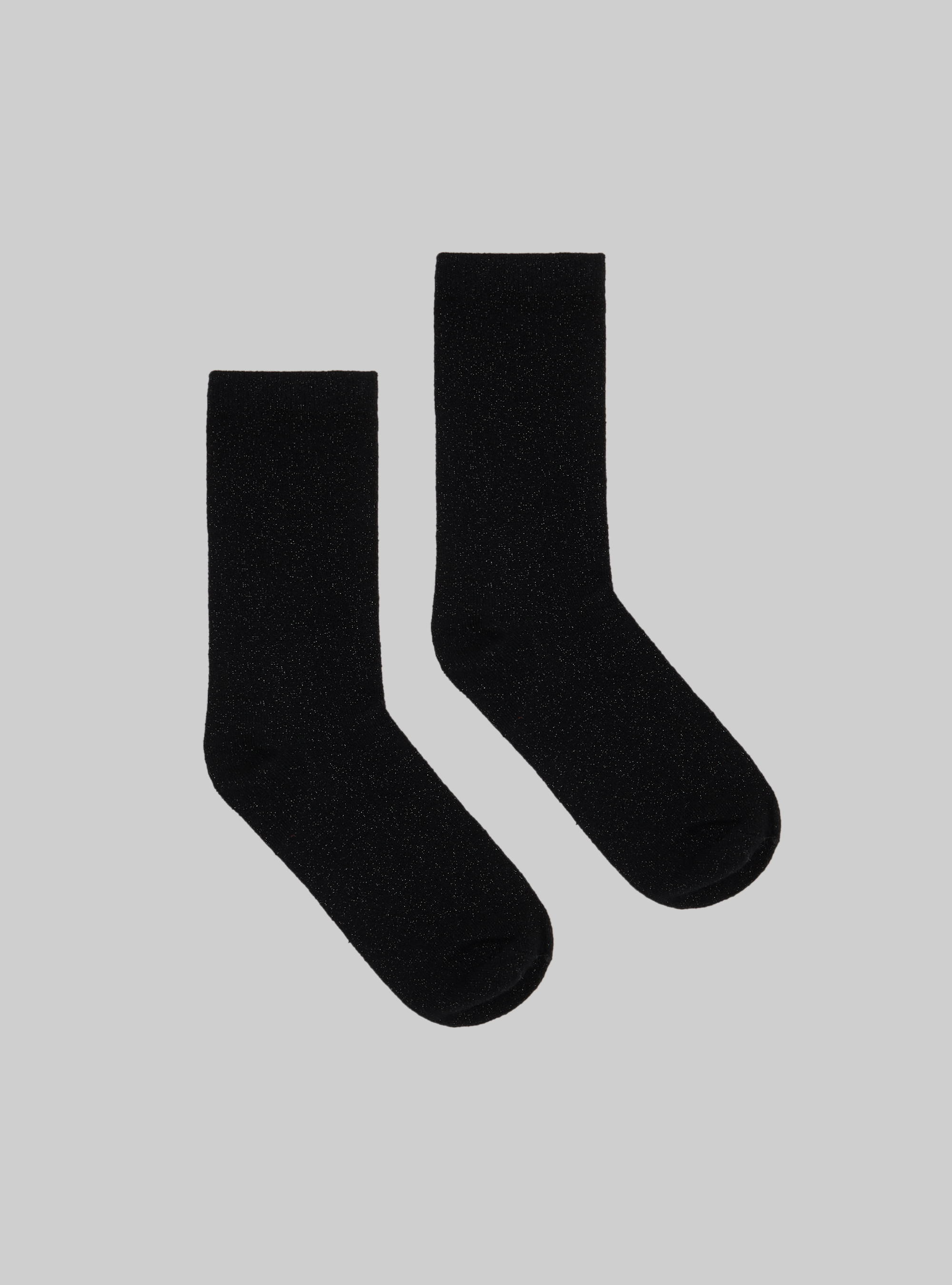 Set de 3 pares de calcetines con efecto metalizado, BK1 BLACK