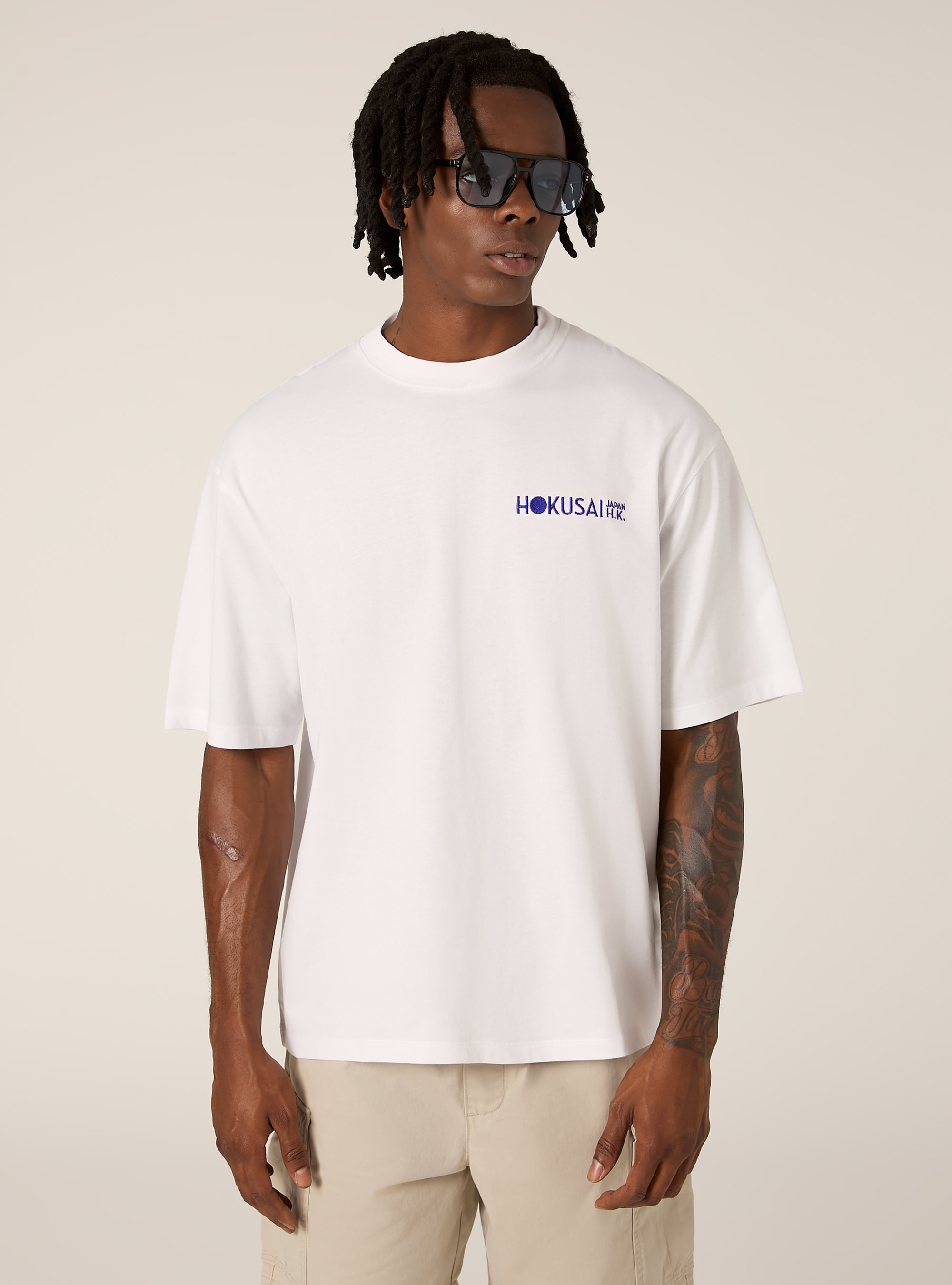 Boxy fit T-Shirt Art Collection / Alcott, WH3 WHITE