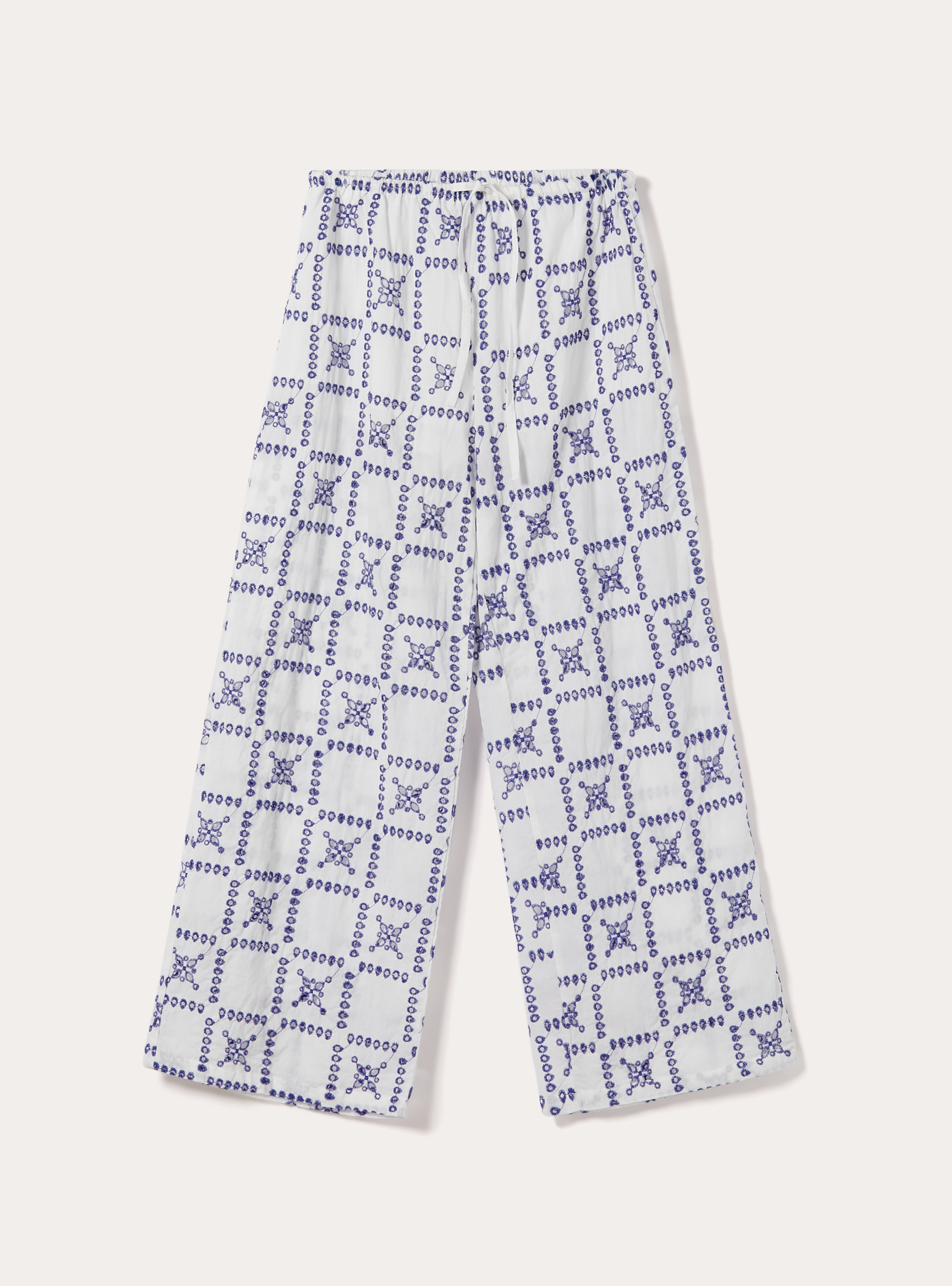 Pantal&oacute;n May&oacute;lica de Encaje Sangallo, WH2 WHITE