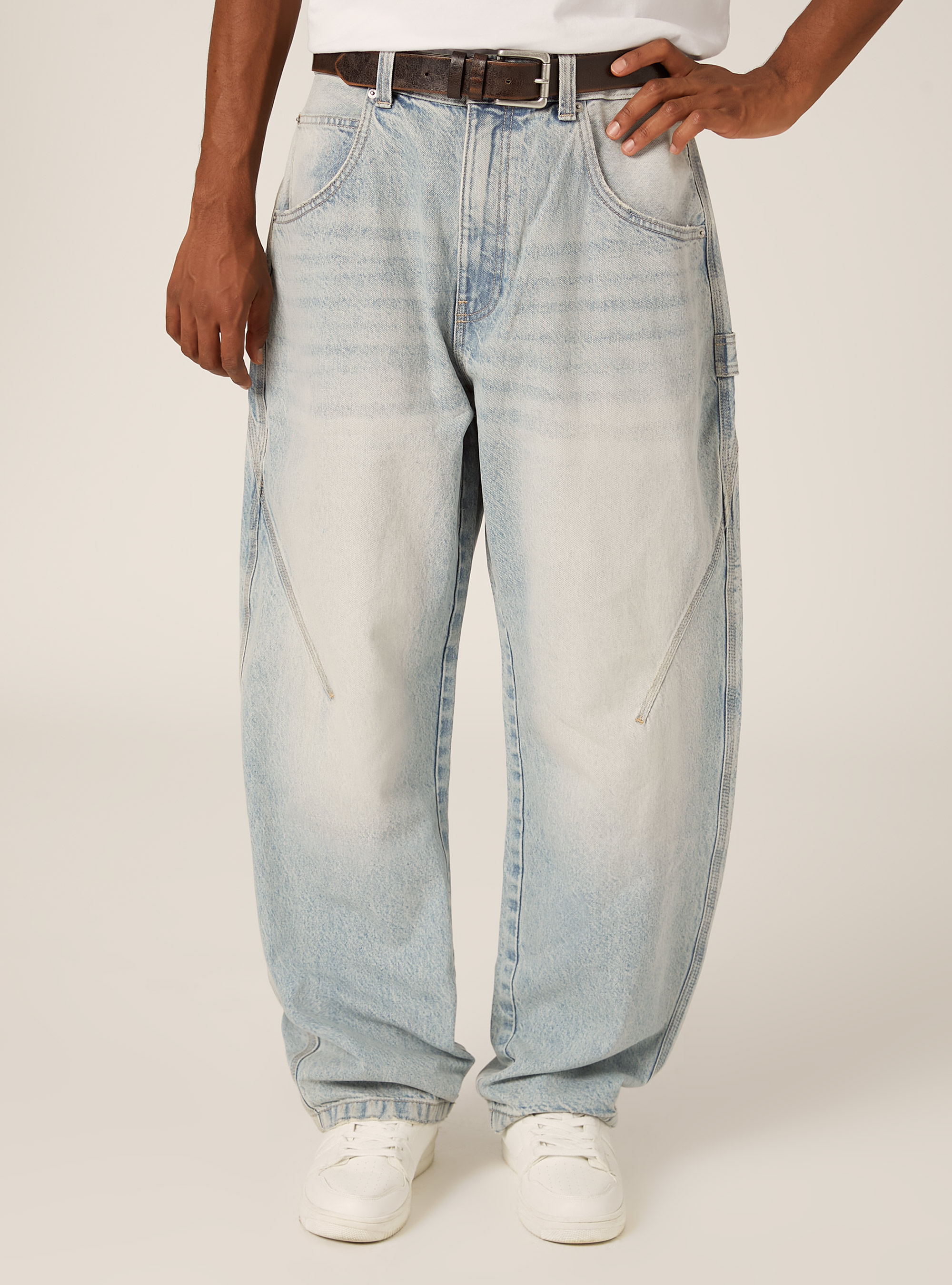 Balloon Carpenter Jeans, D007 LIGHT AZURE