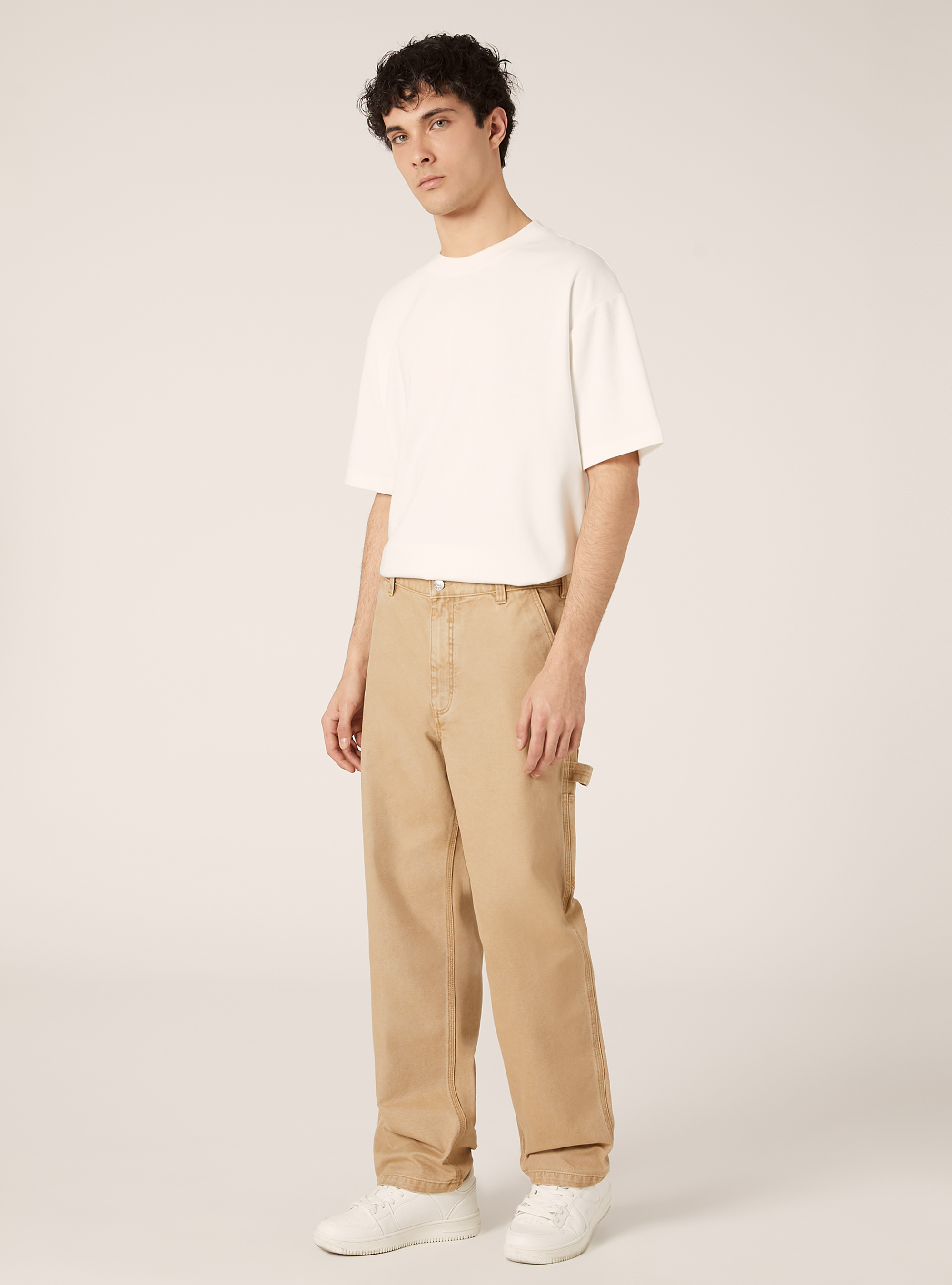Pantalon en toile de charpentier, BG2 BEIGE MEDIUM