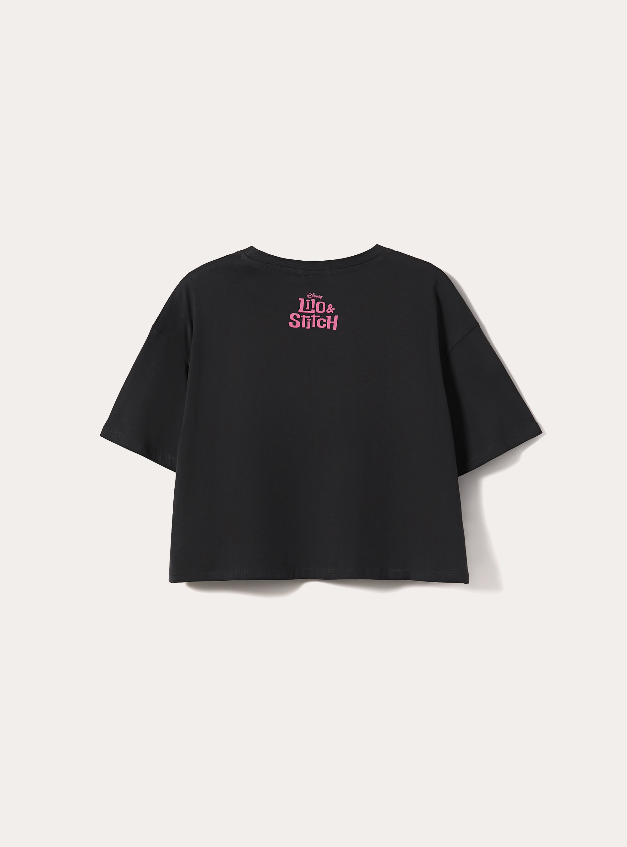 Camiseta Lilo y Stitch/ Alcott, BK3 BLACK CHARCOAL