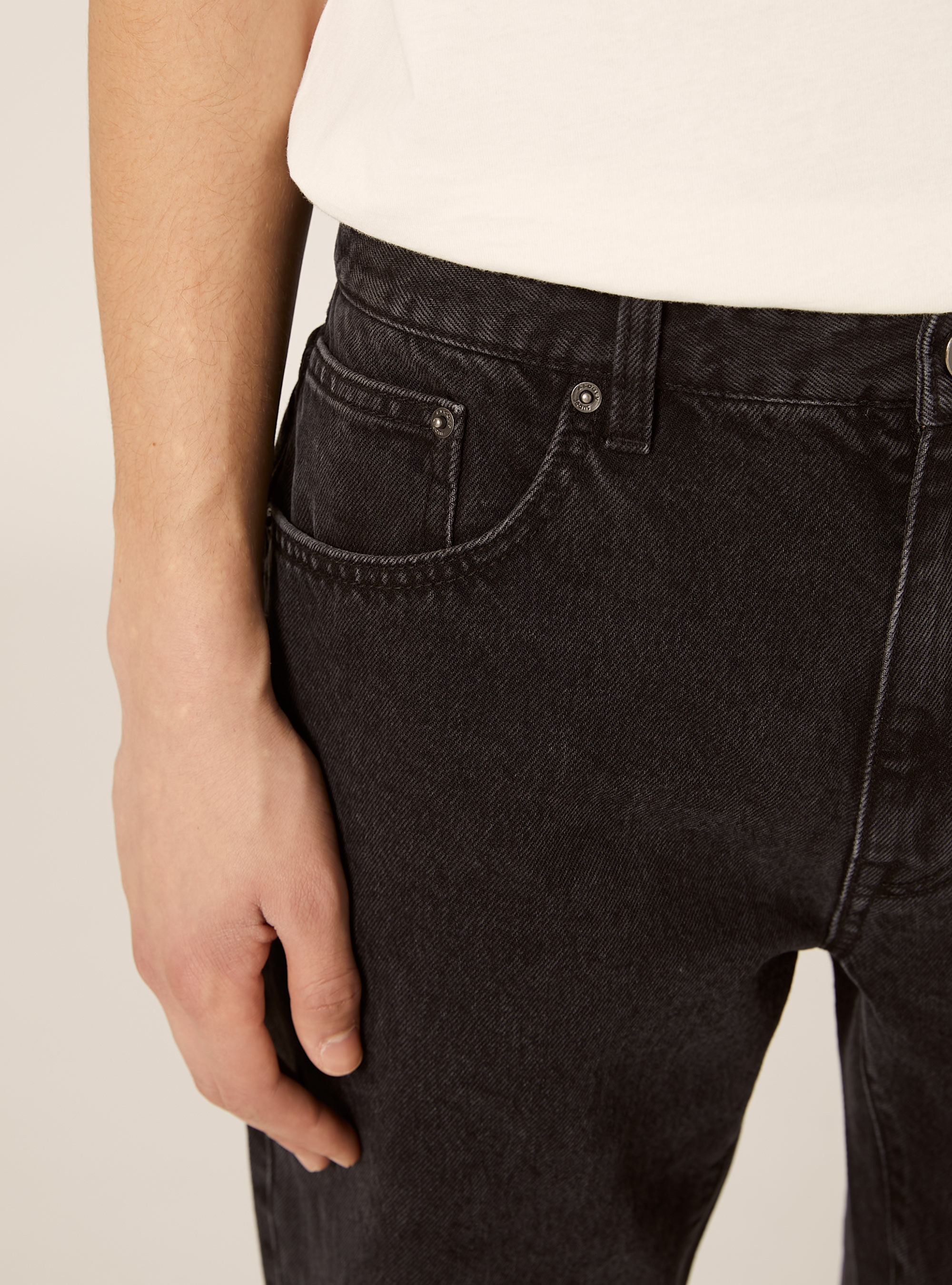 Loose fit jeans, D000 BLACK