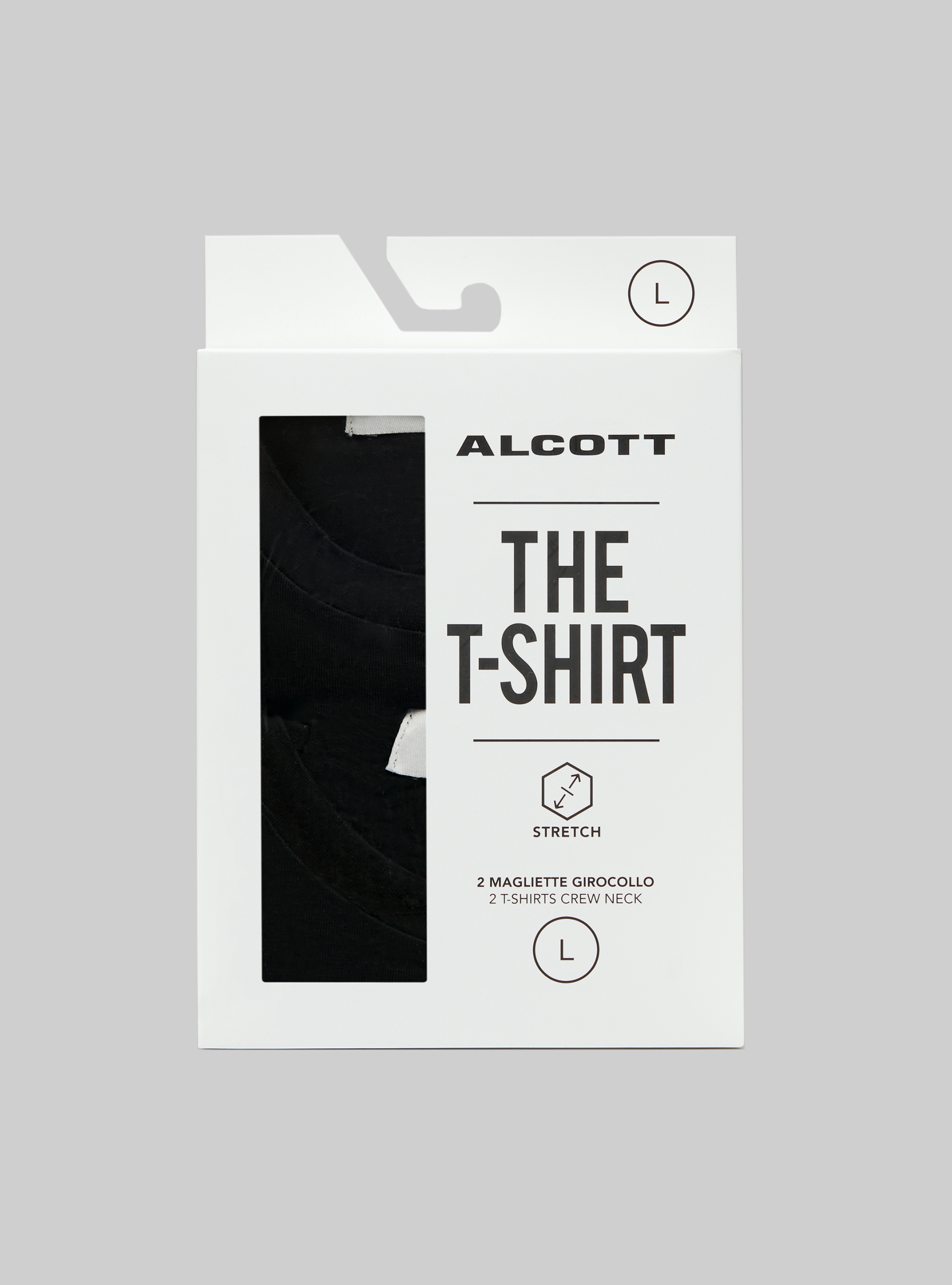 Lot de 2 T-shirts &agrave; manches longues, BK1 BLACK