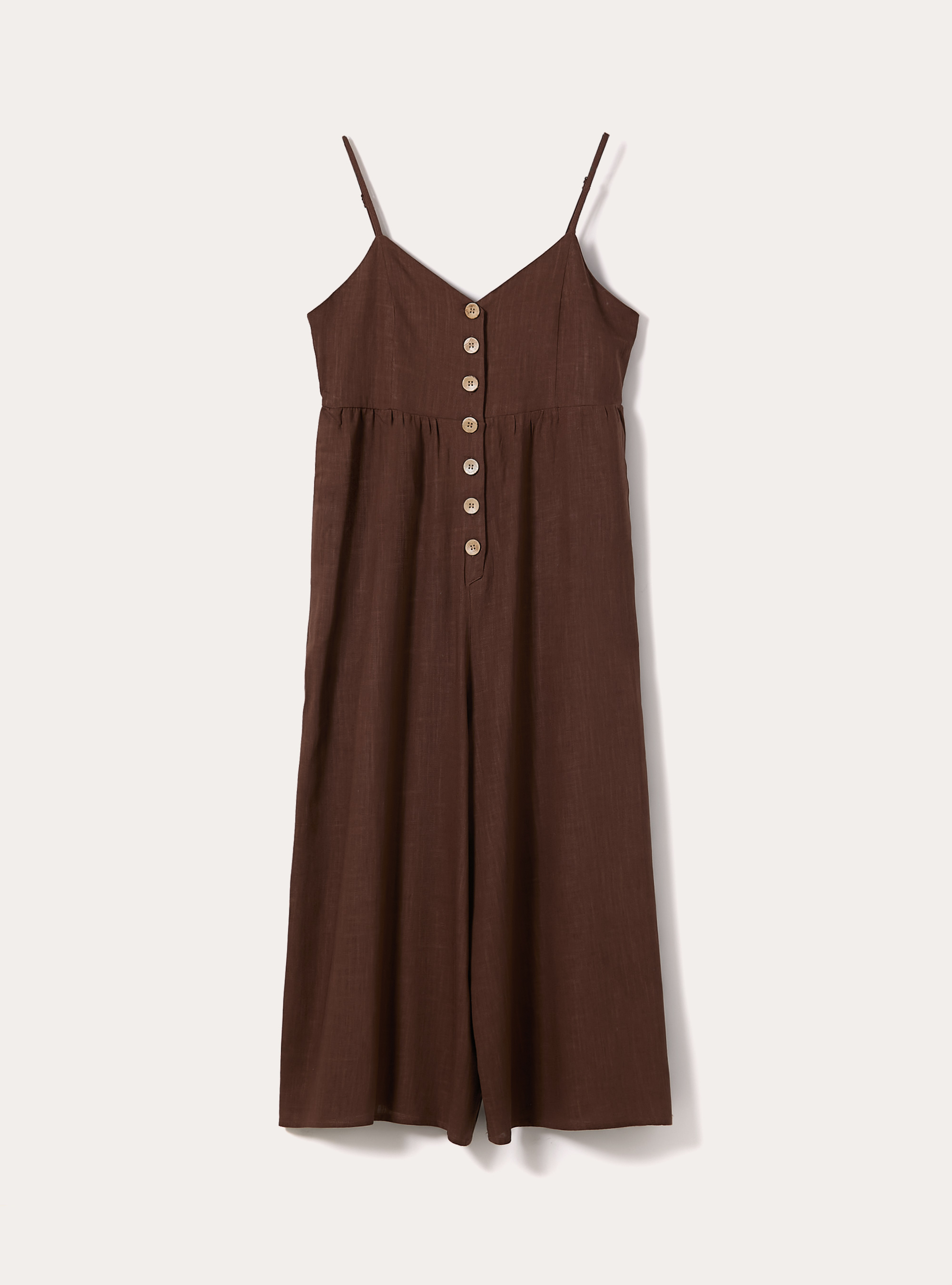Tuta in misto lino, BR2 BROWN MEDIUM