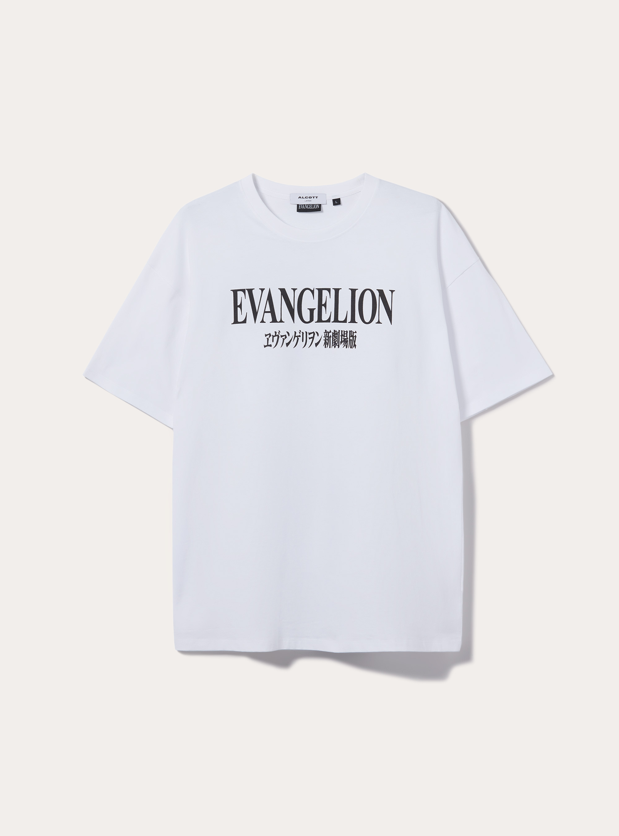 Evangelion / T-shirt Alcott, WH3 WHITE