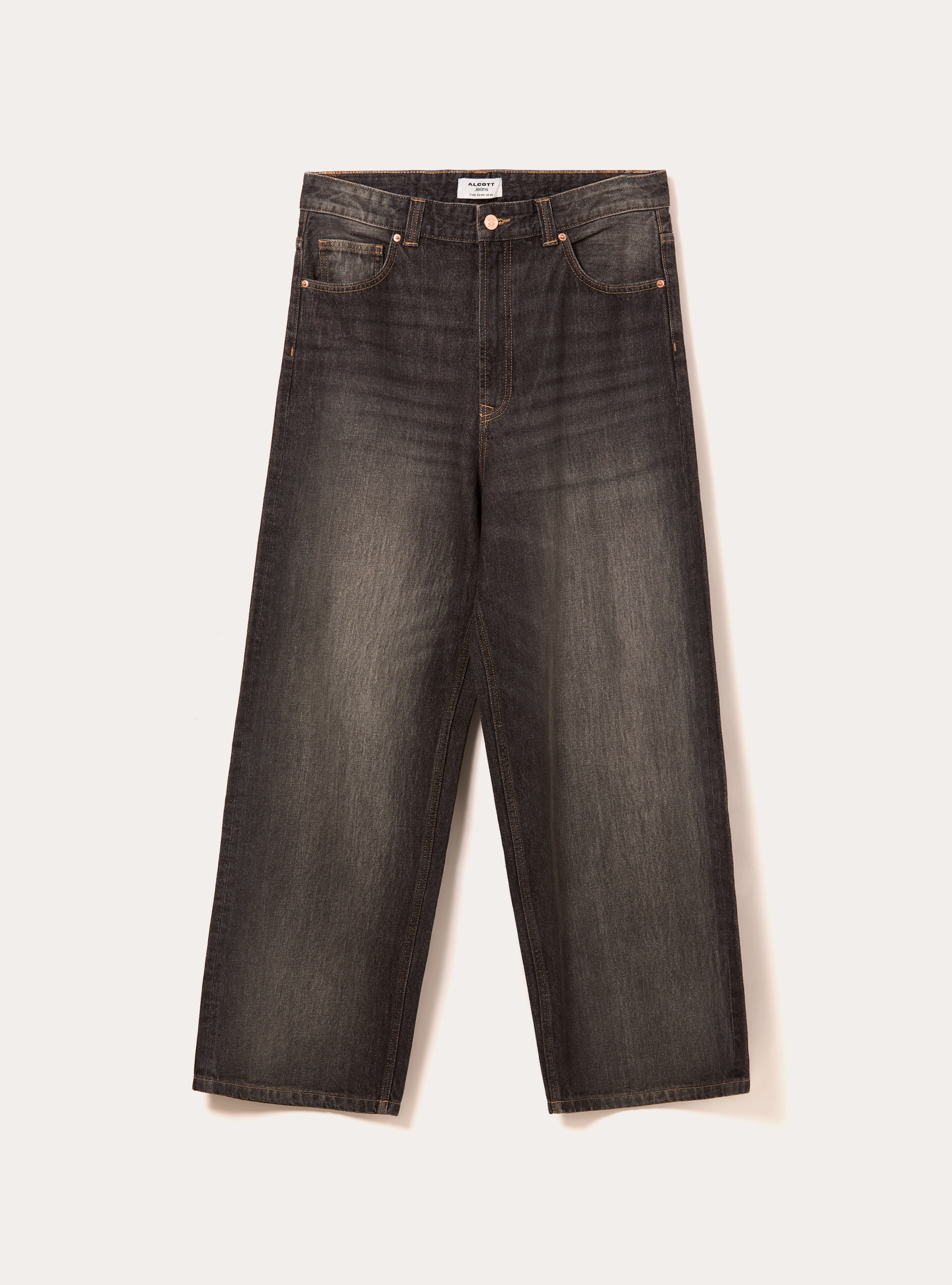 Jeans coupe super baggy, D00G GREY