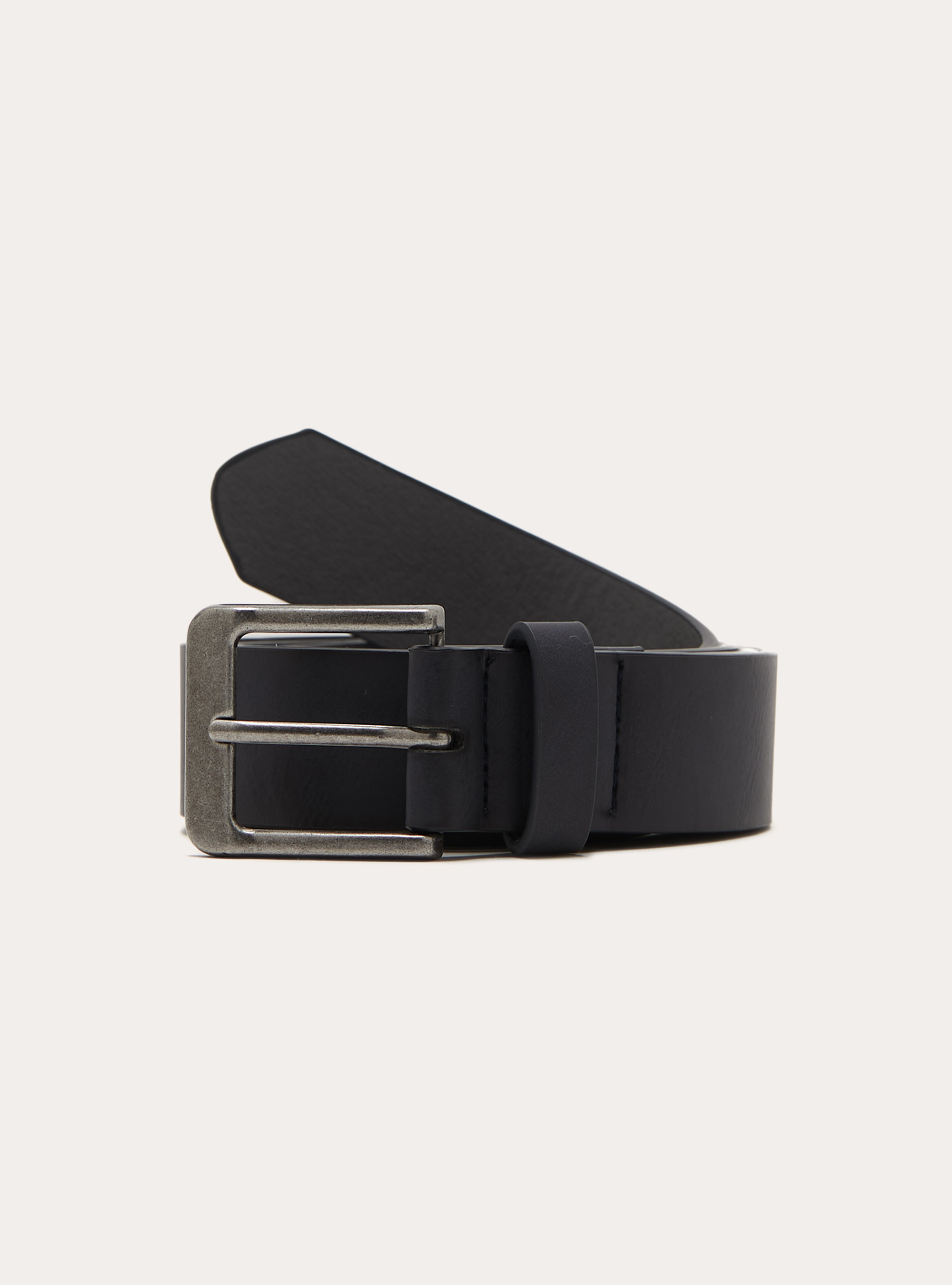 Ceinture effet cuir, NA2 NAVY MEDIUM
