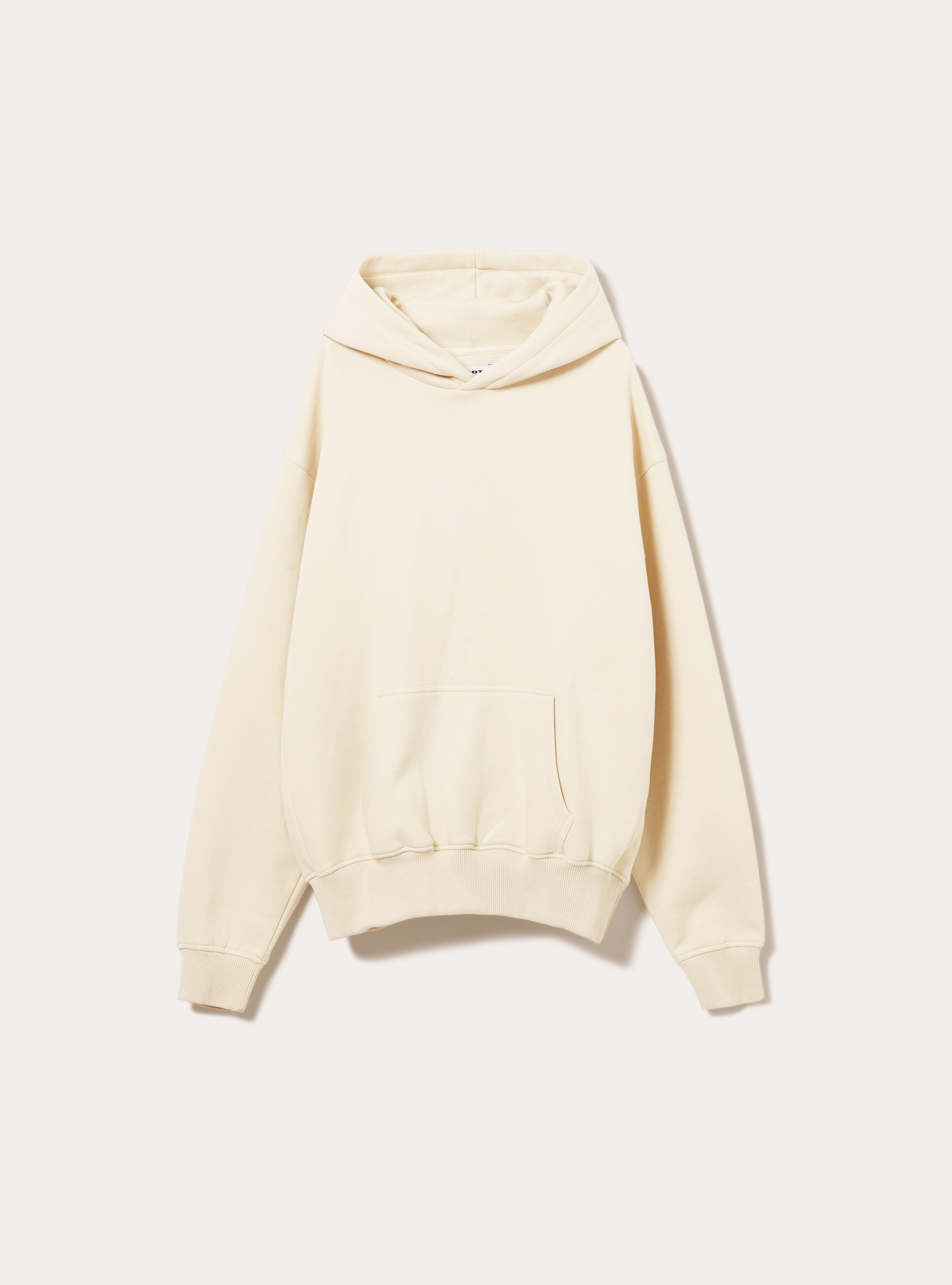 Sweat &agrave; capuche coupe boxy, CR3 CREAM LIGHT