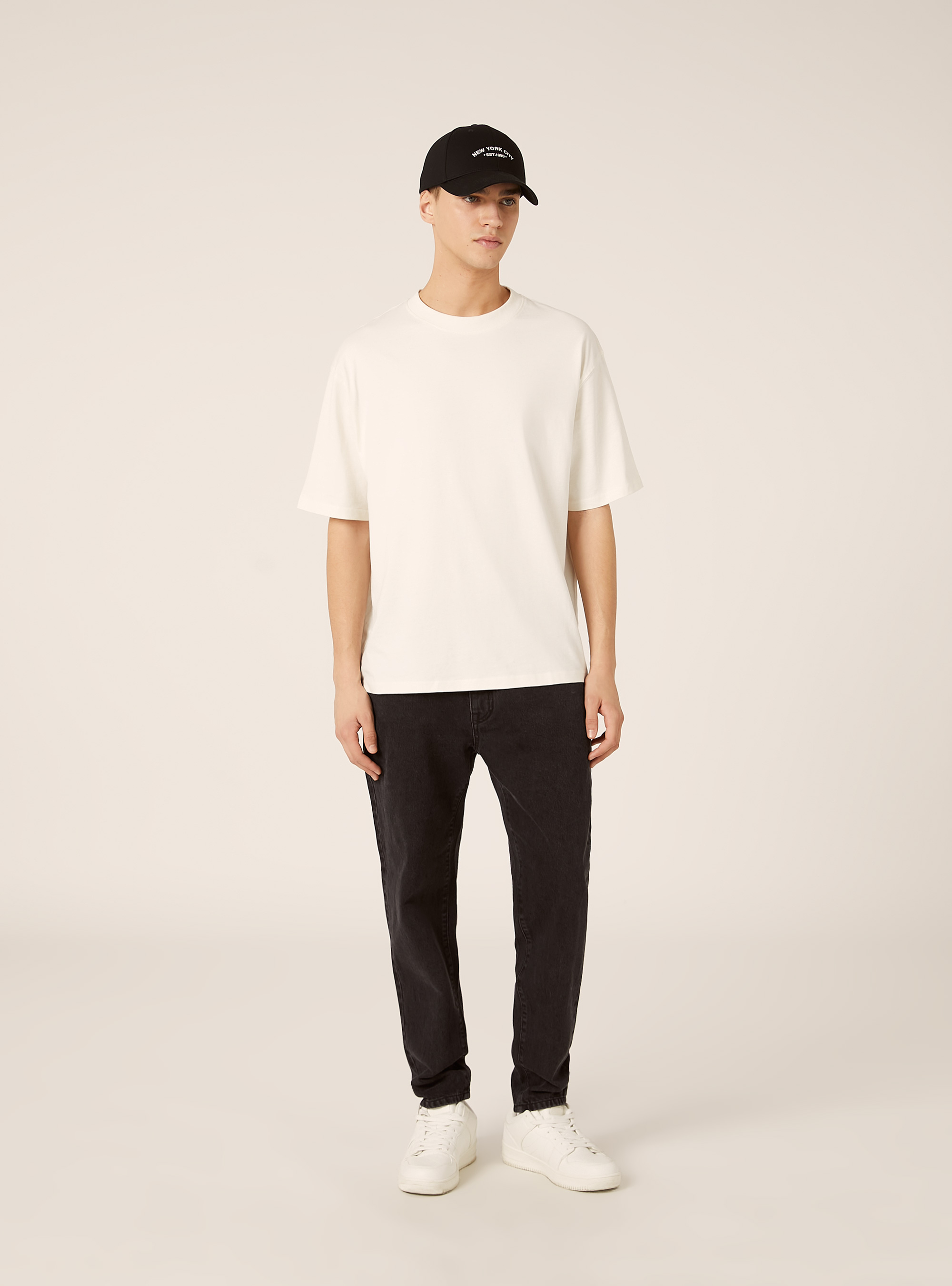 Loose fit jeans, D000 BLACK