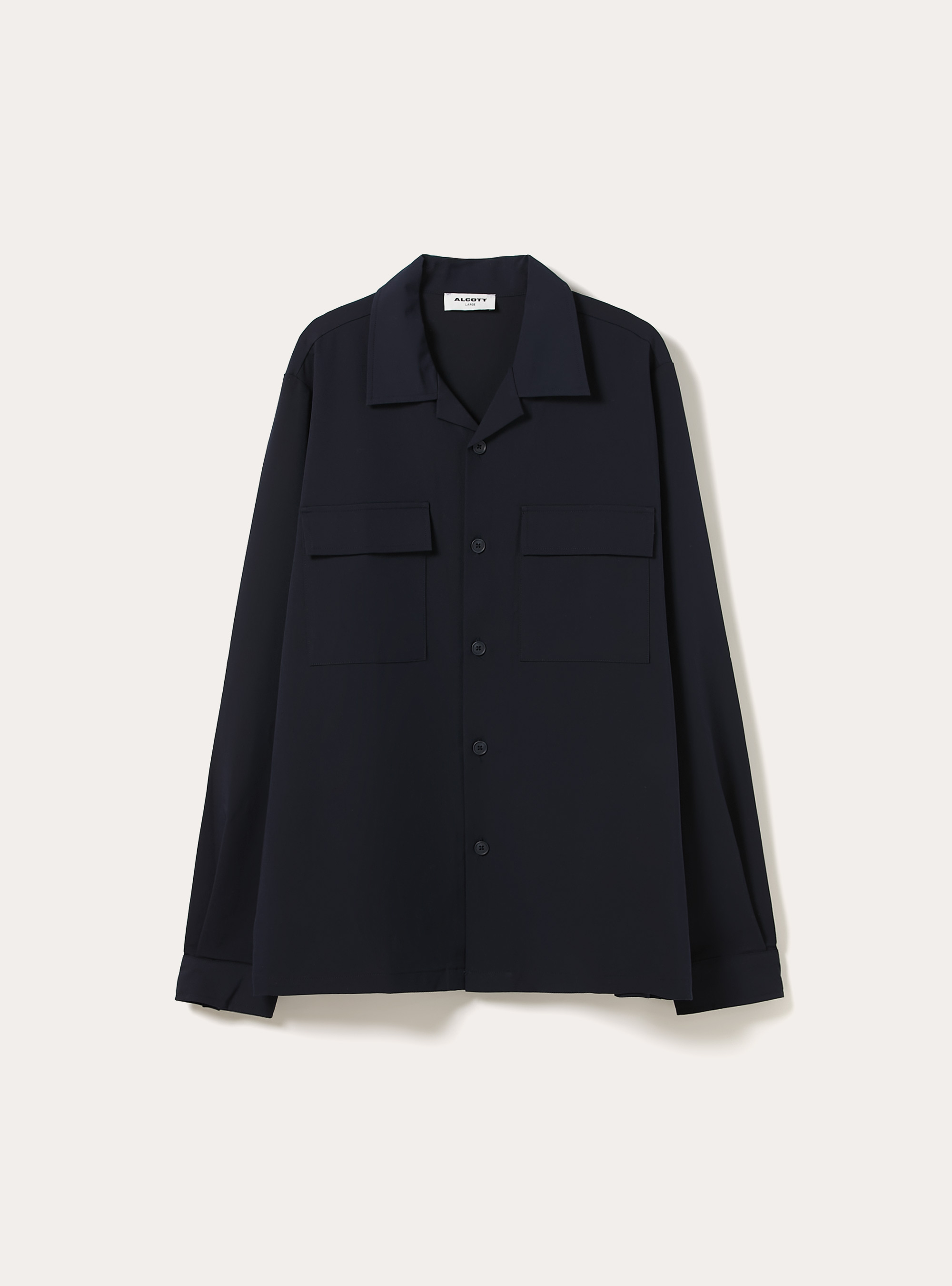 Camicia con tasconi, NAVY SCURO