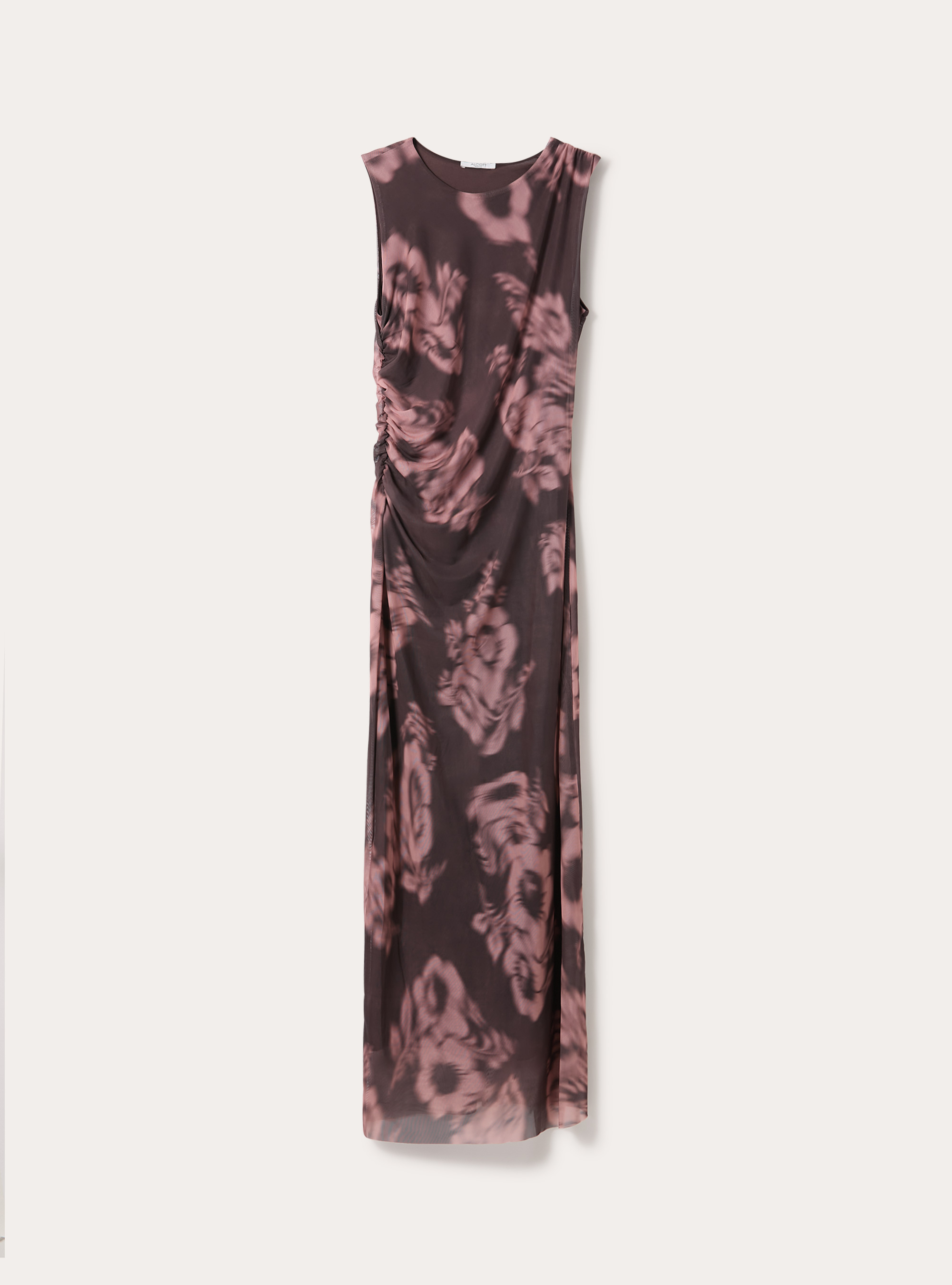 Midi-Kleid aus T&uuml;ll, BR2 BROWN MEDIUM