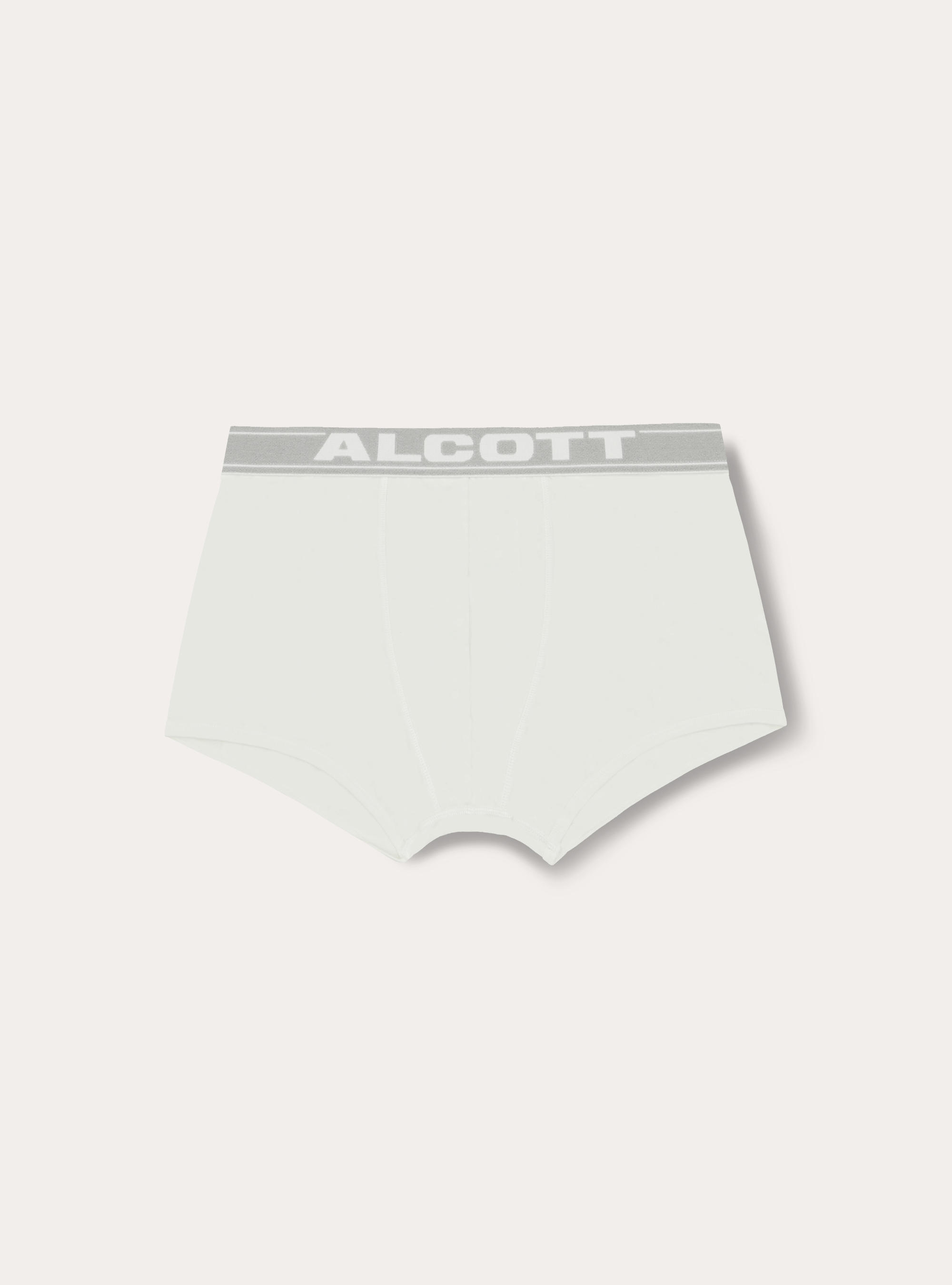 Stretch cotton boxer shorts with logo, WH2 WHITE