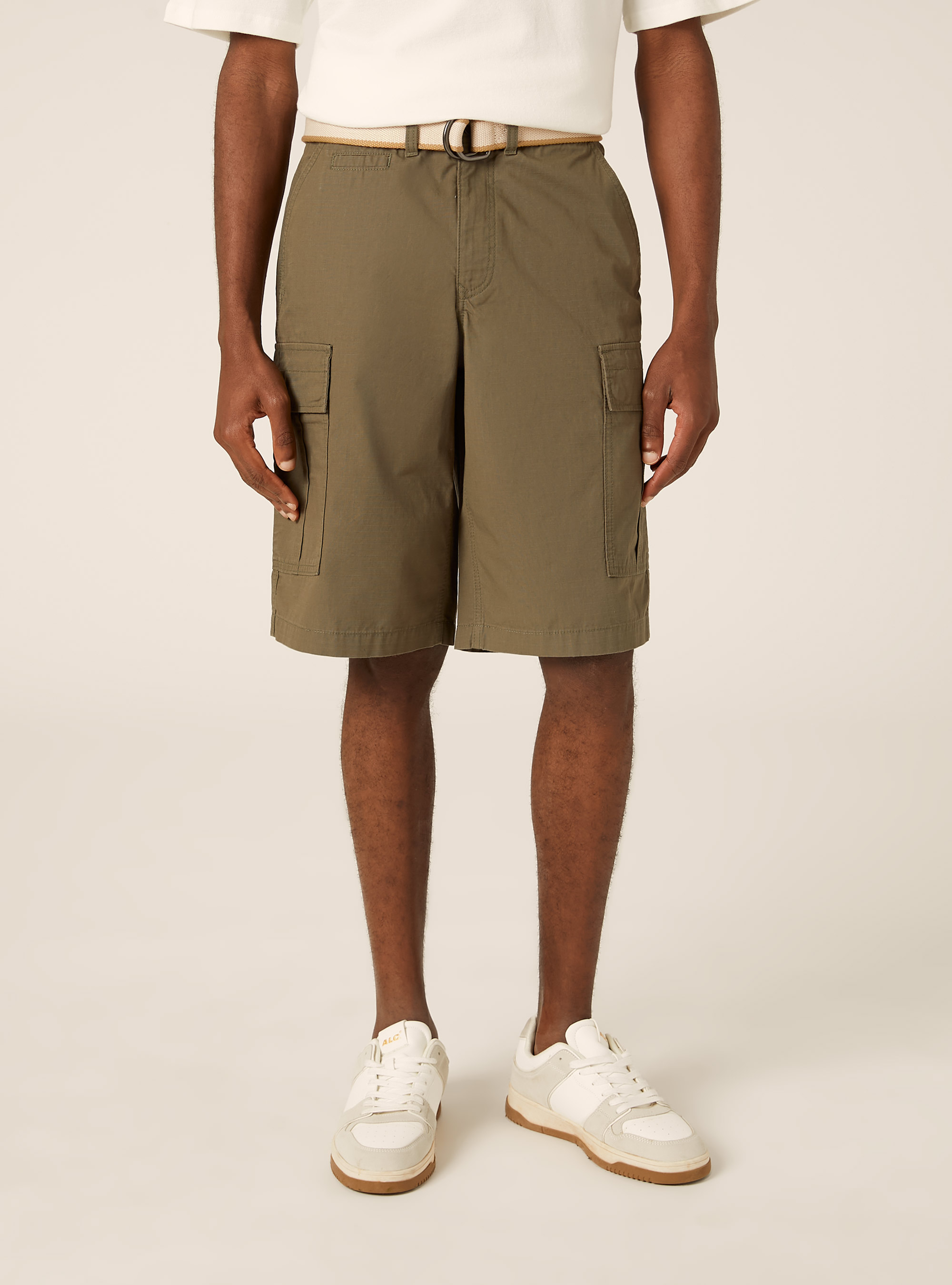Ripstop cargo shorts, KY2 KAKY MEDIUM