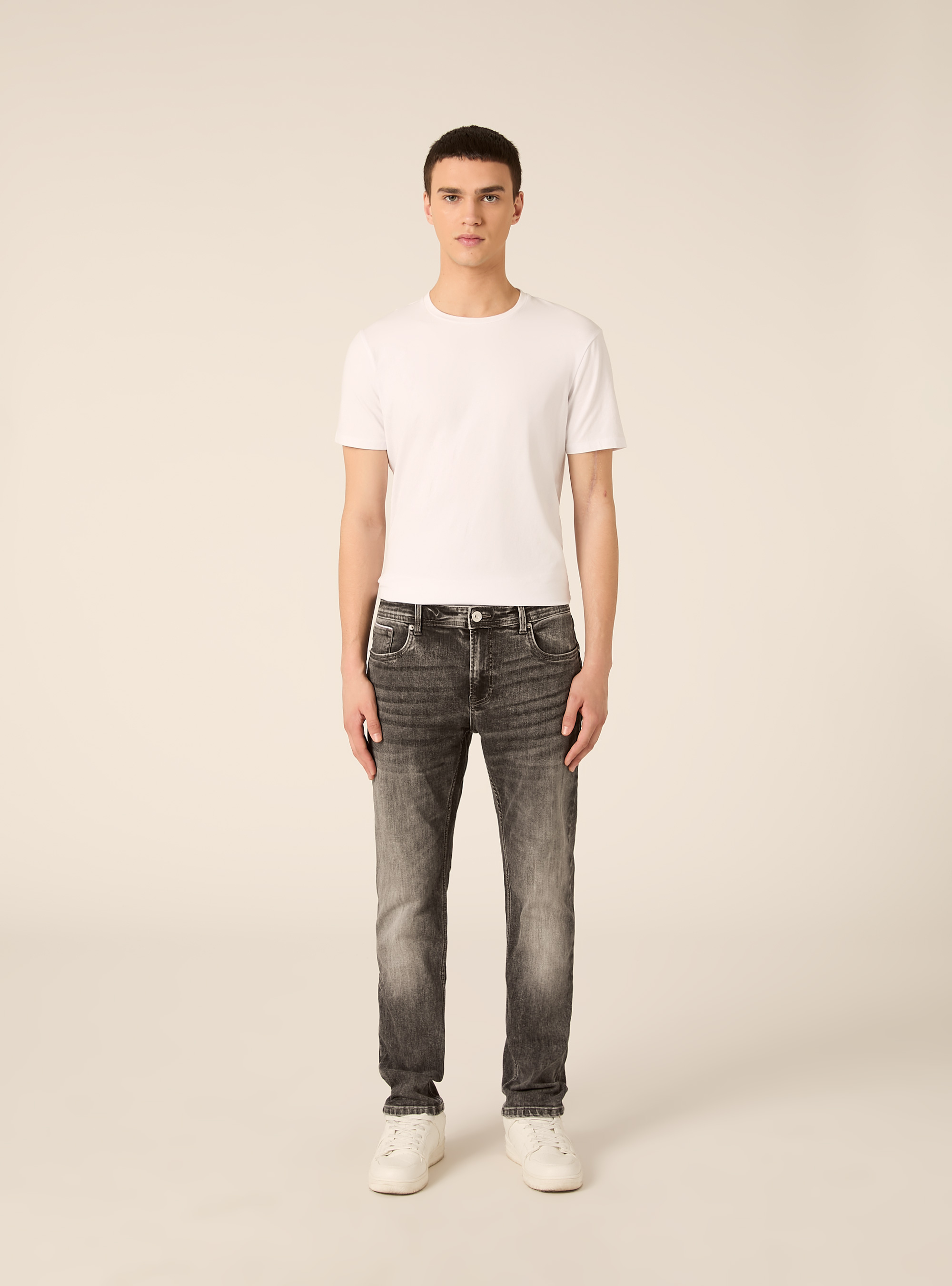 Skinny fit jeans, D000 BLACK