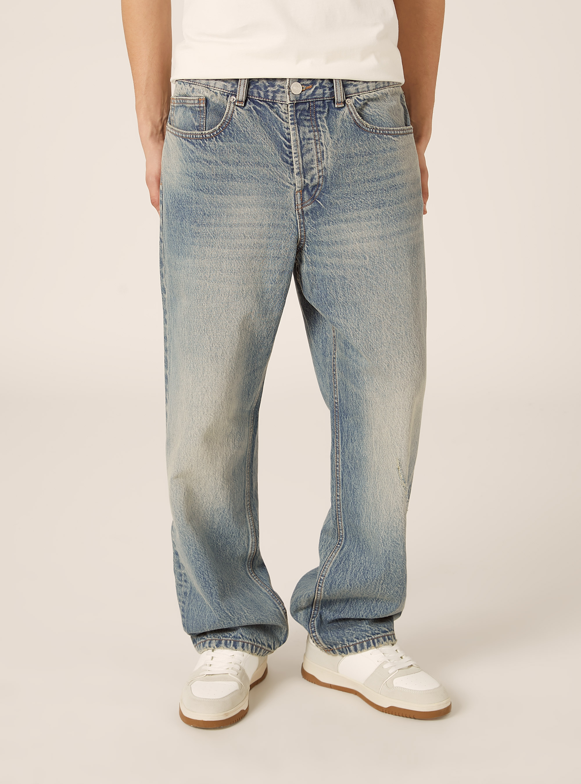 Jeans straight fit, D005 LIGHT BLUE
