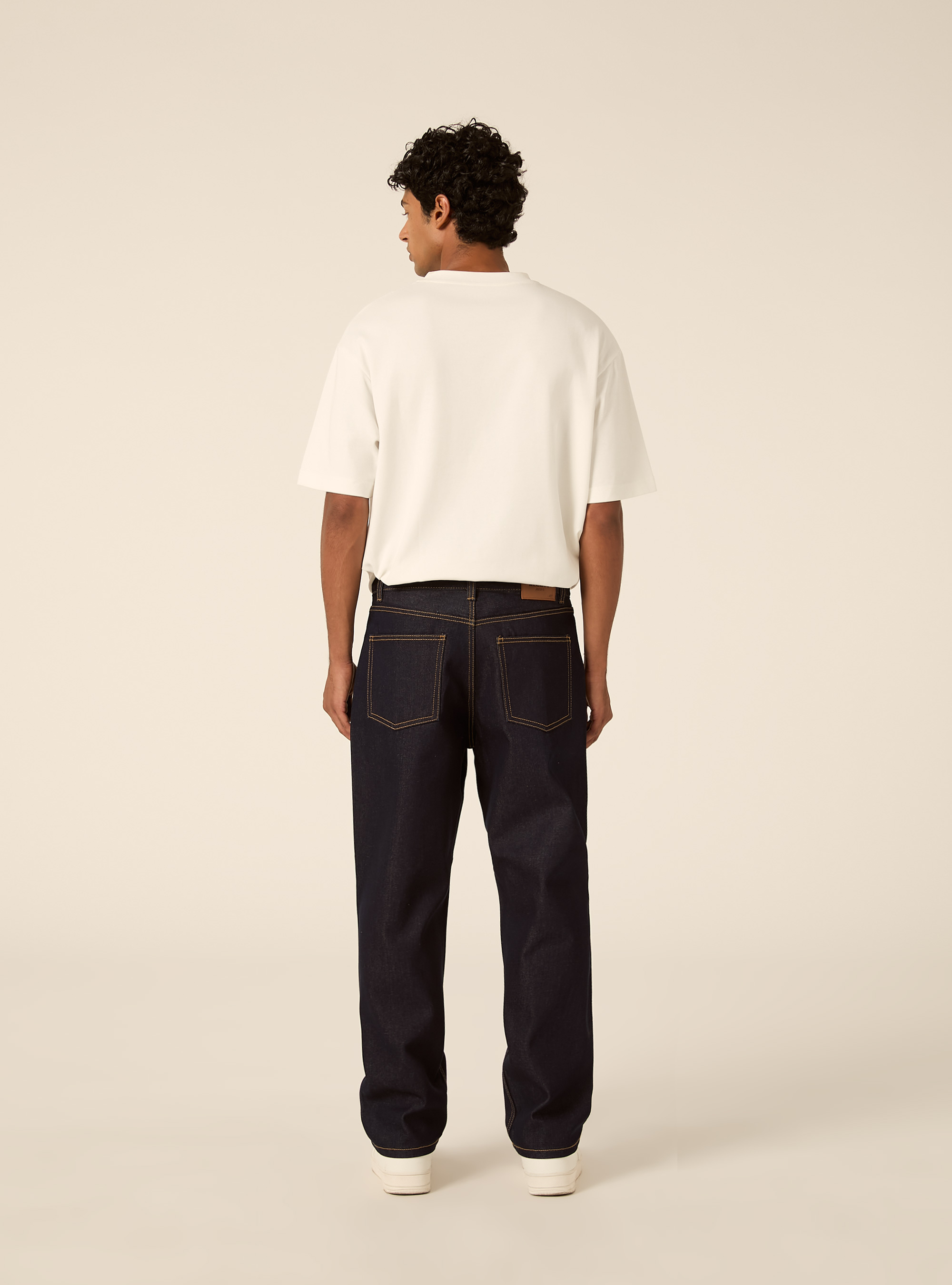 Straight fit jeans, D001 DEEP BLUE