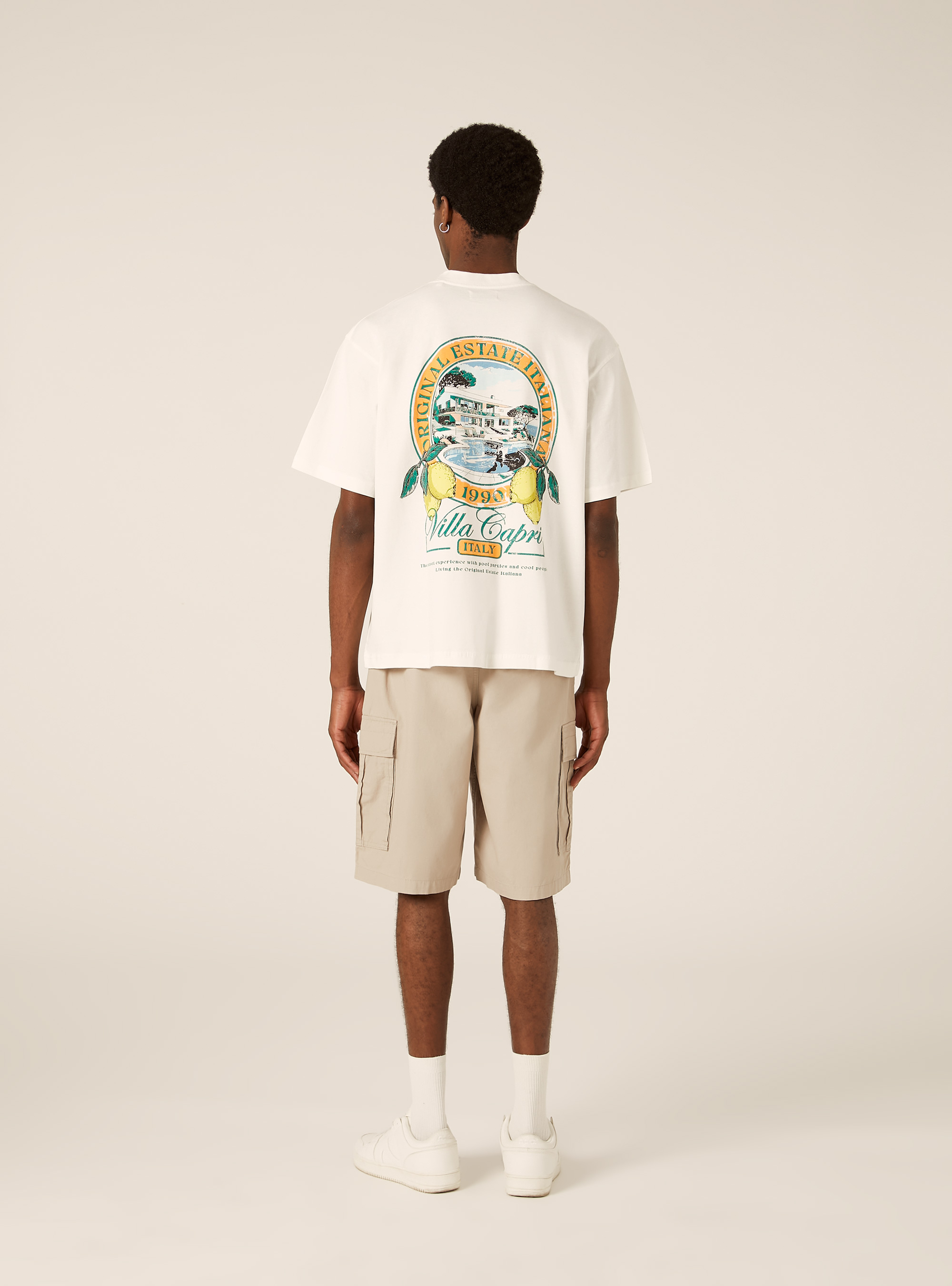 Boxy Fit T-Shirt Capri Amore Mio, WH2 WHITE