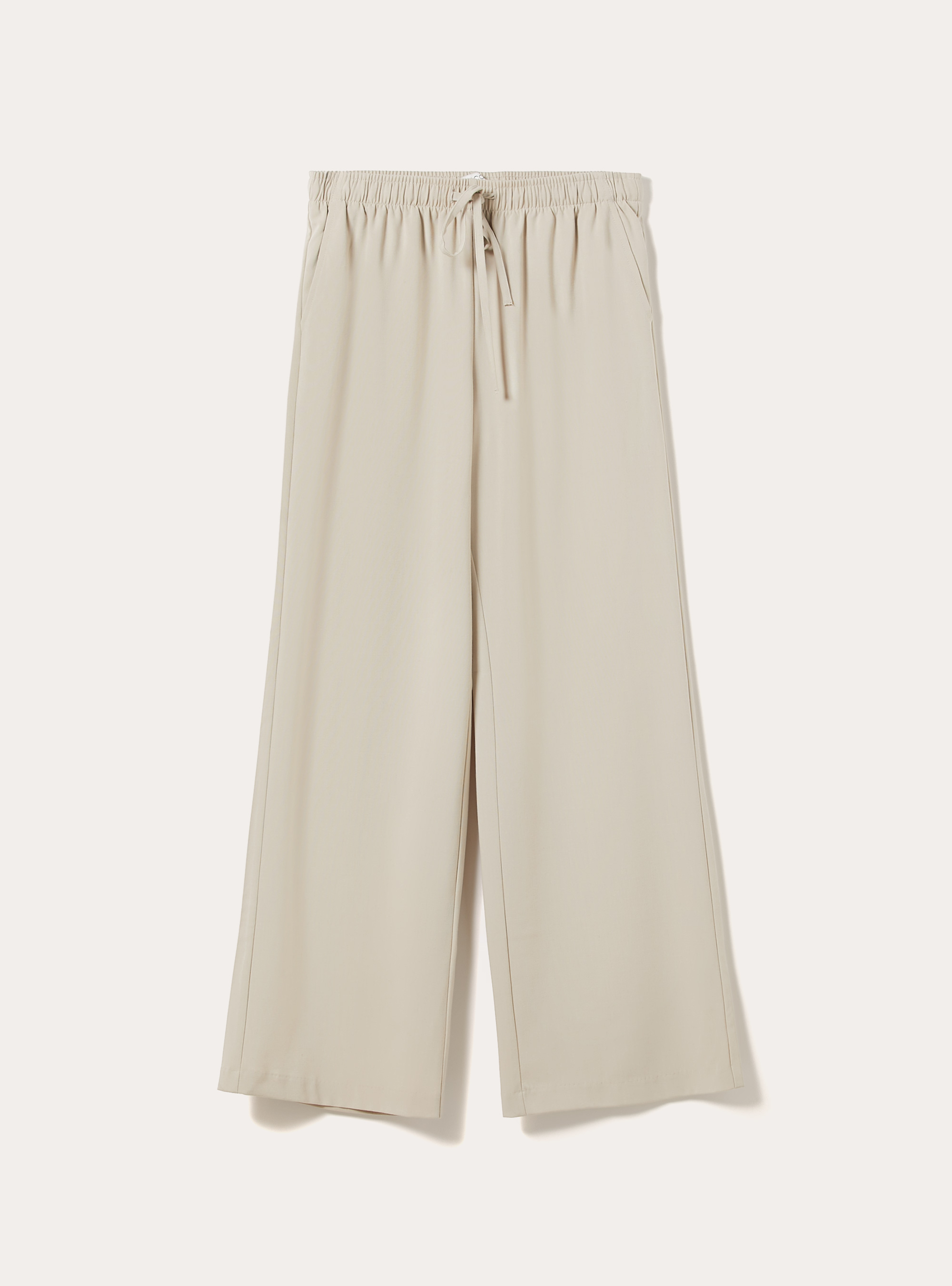 Elegant drawstring pants, BG2 BEIGE MEDIUM