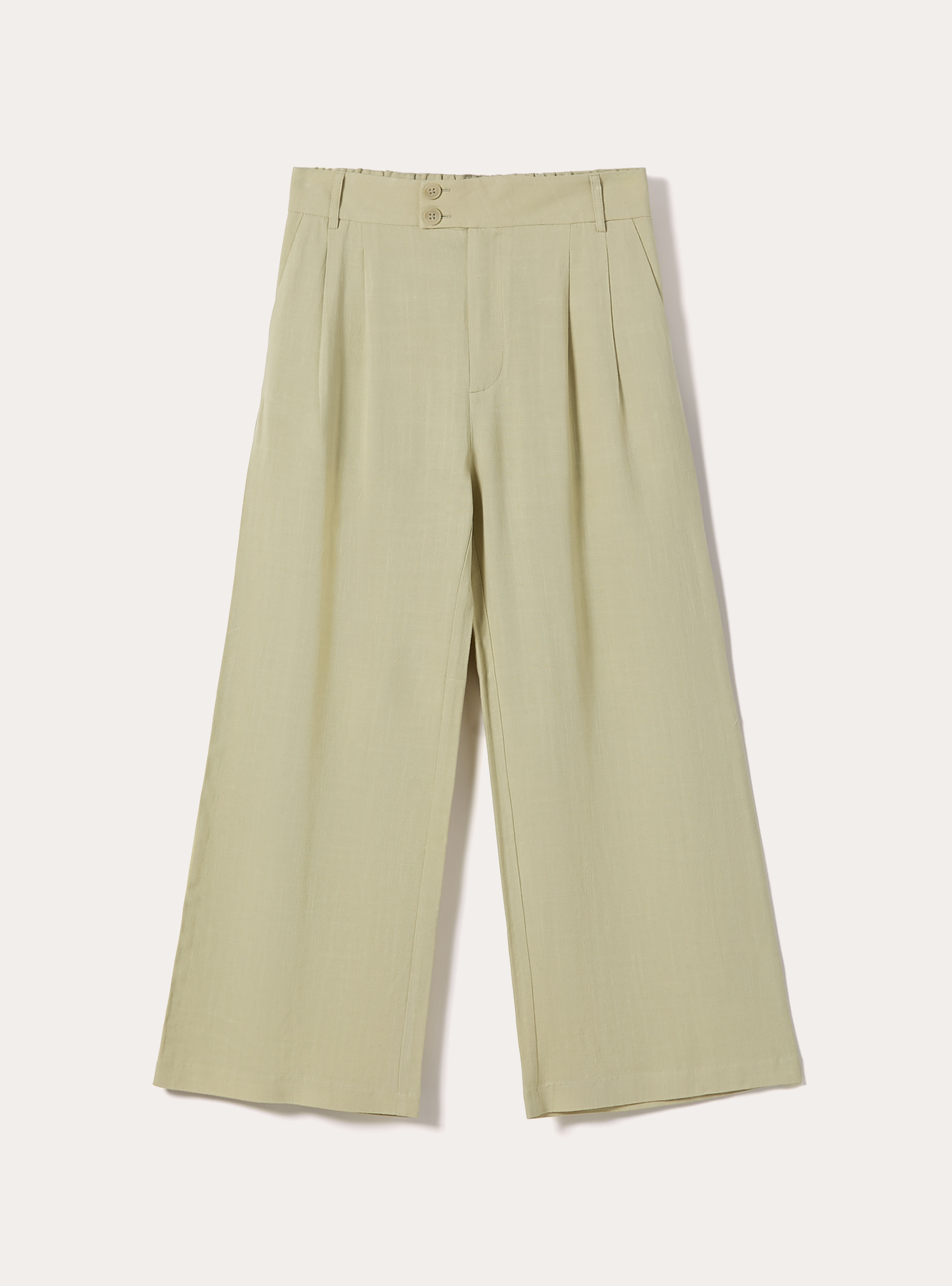 Wide-leg linen-blend pants, KY3 KAKY LIGHT