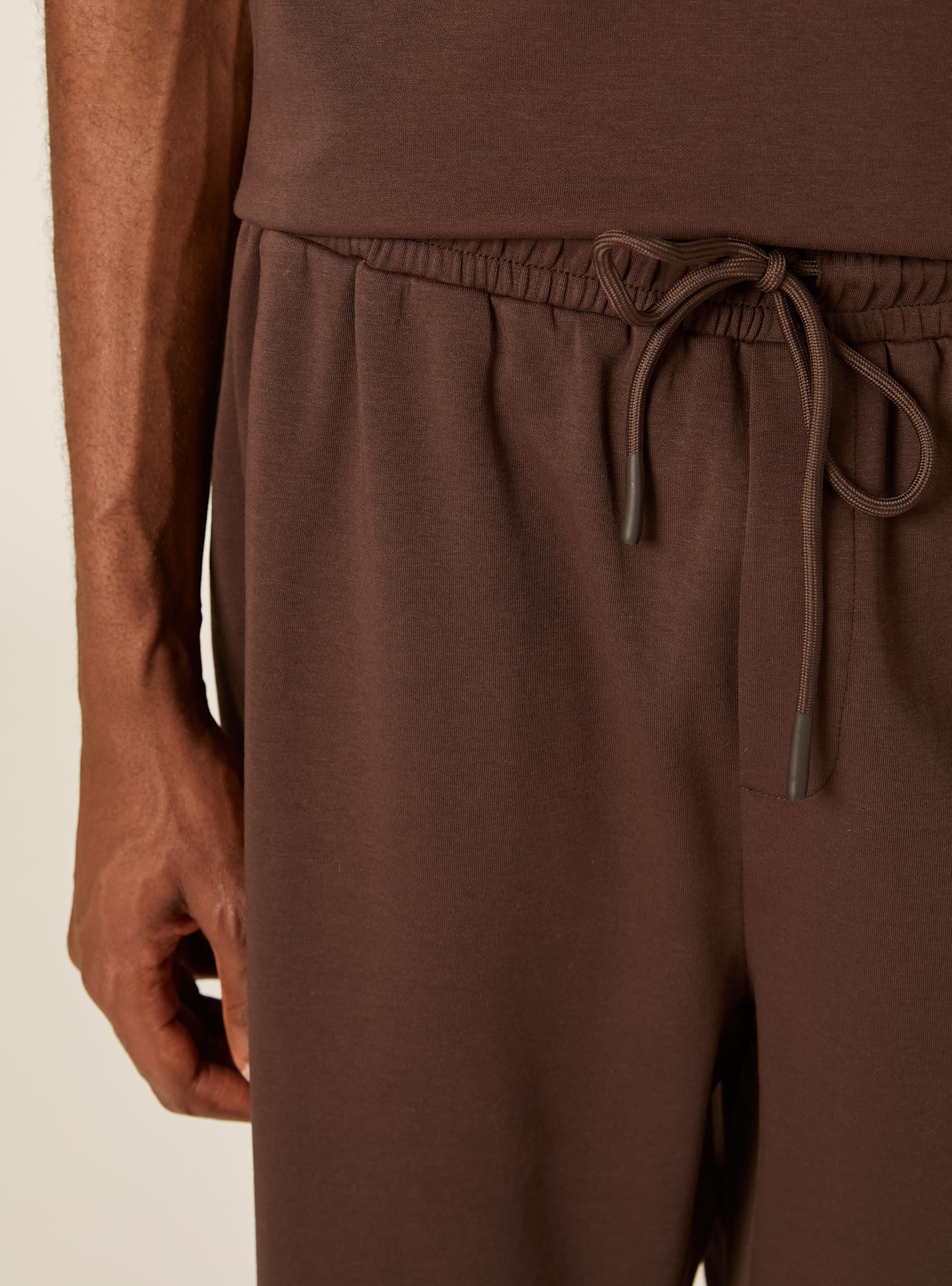 Bermuda AIRes in jersey, MARRONE SCURO
