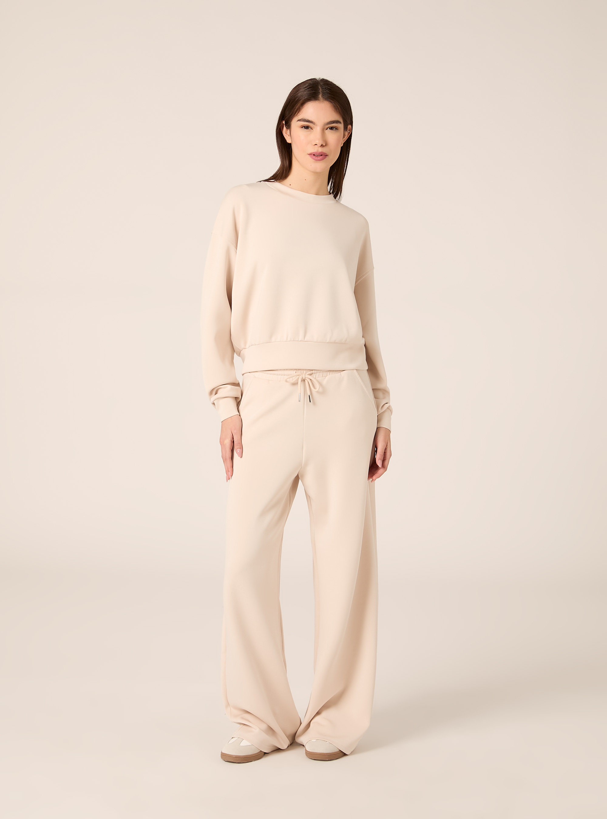 Soft-Touch-Sweatshirt, CR3 CREAM LIGHT