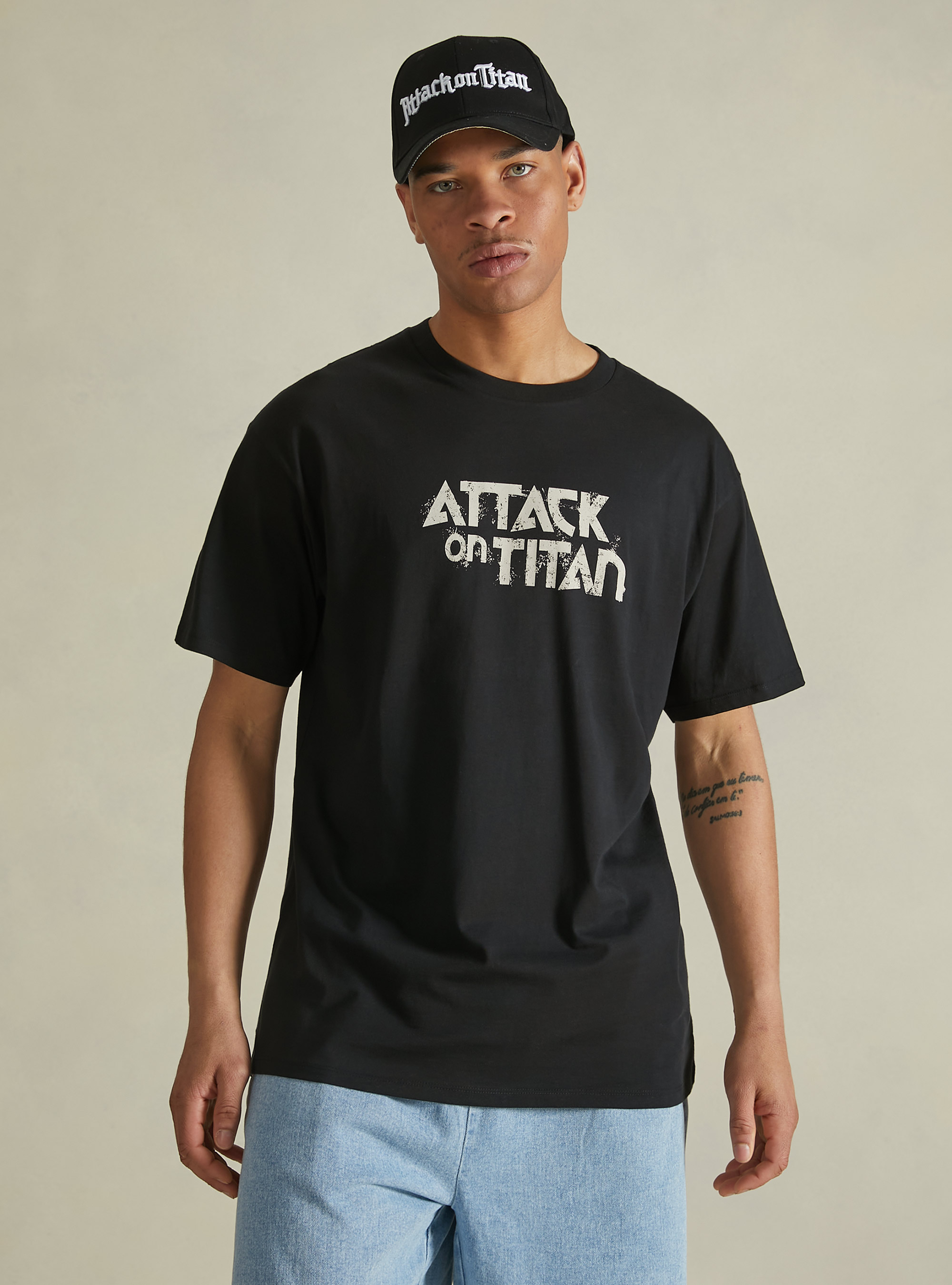 Attack on Titan / Alcott T-shirt, BK1 BLACK