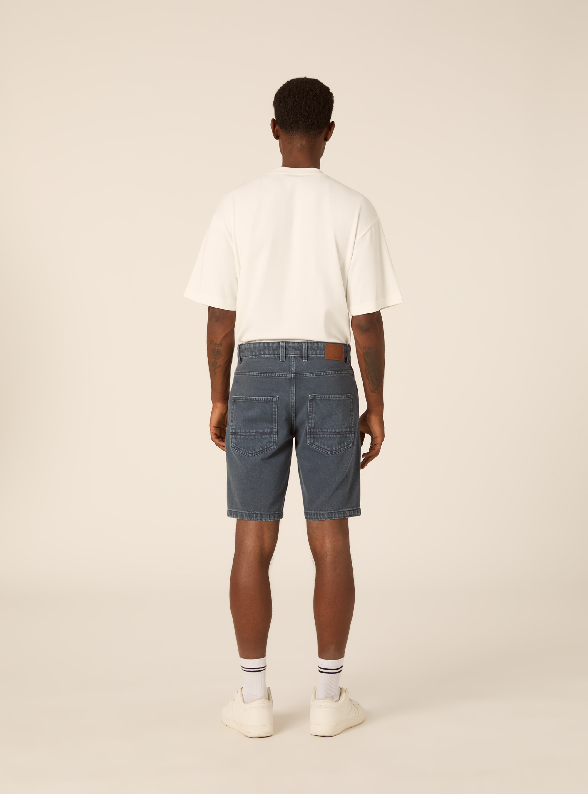 Bermuda Basique Teint en Pi&egrave;ce, NA2 NAVY MEDIUM